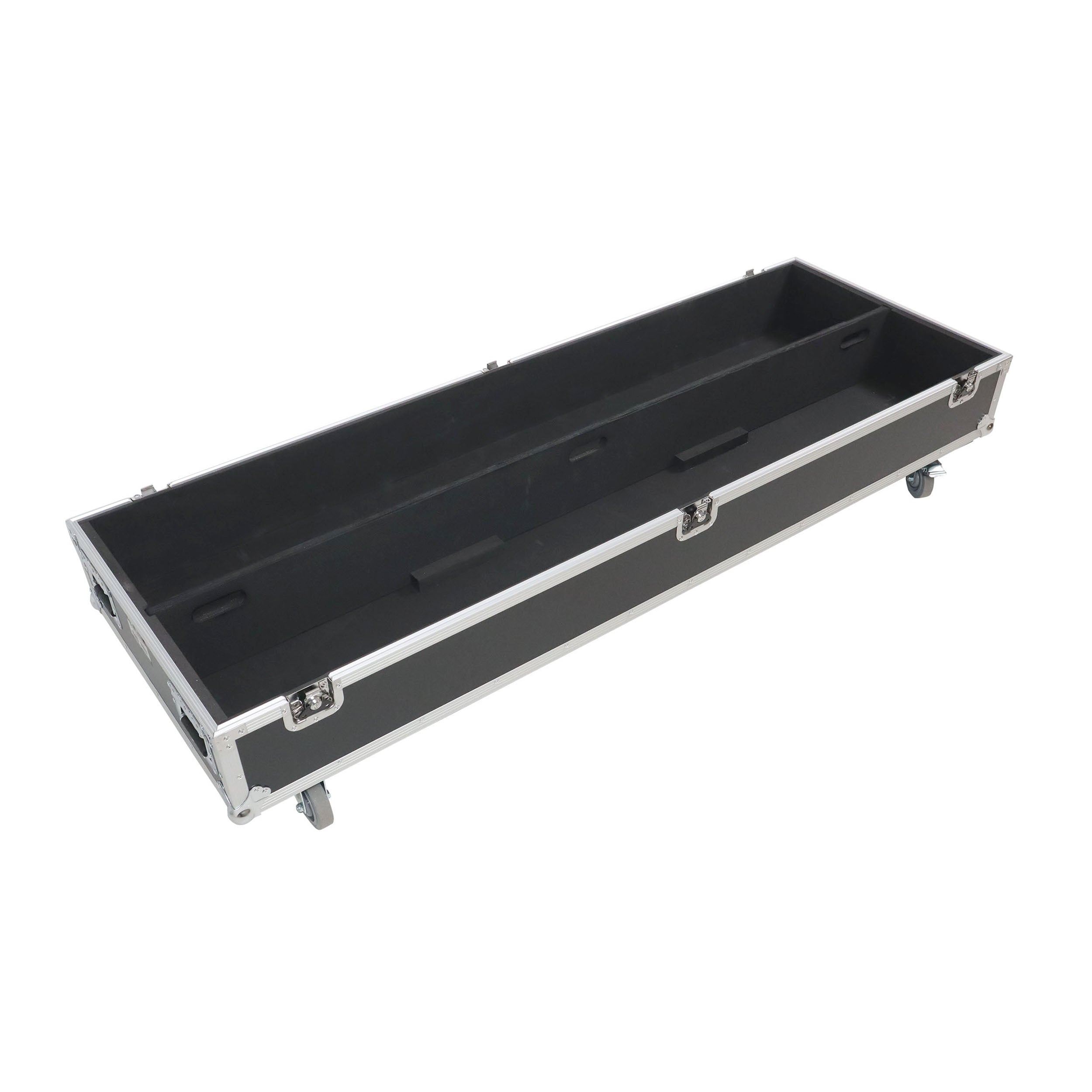 ProX Dual Light Stand XT-LS132 ATA Utility Flight Storage Road Case with 4" in casters holds 2x 7" H x 11" D x 72"W