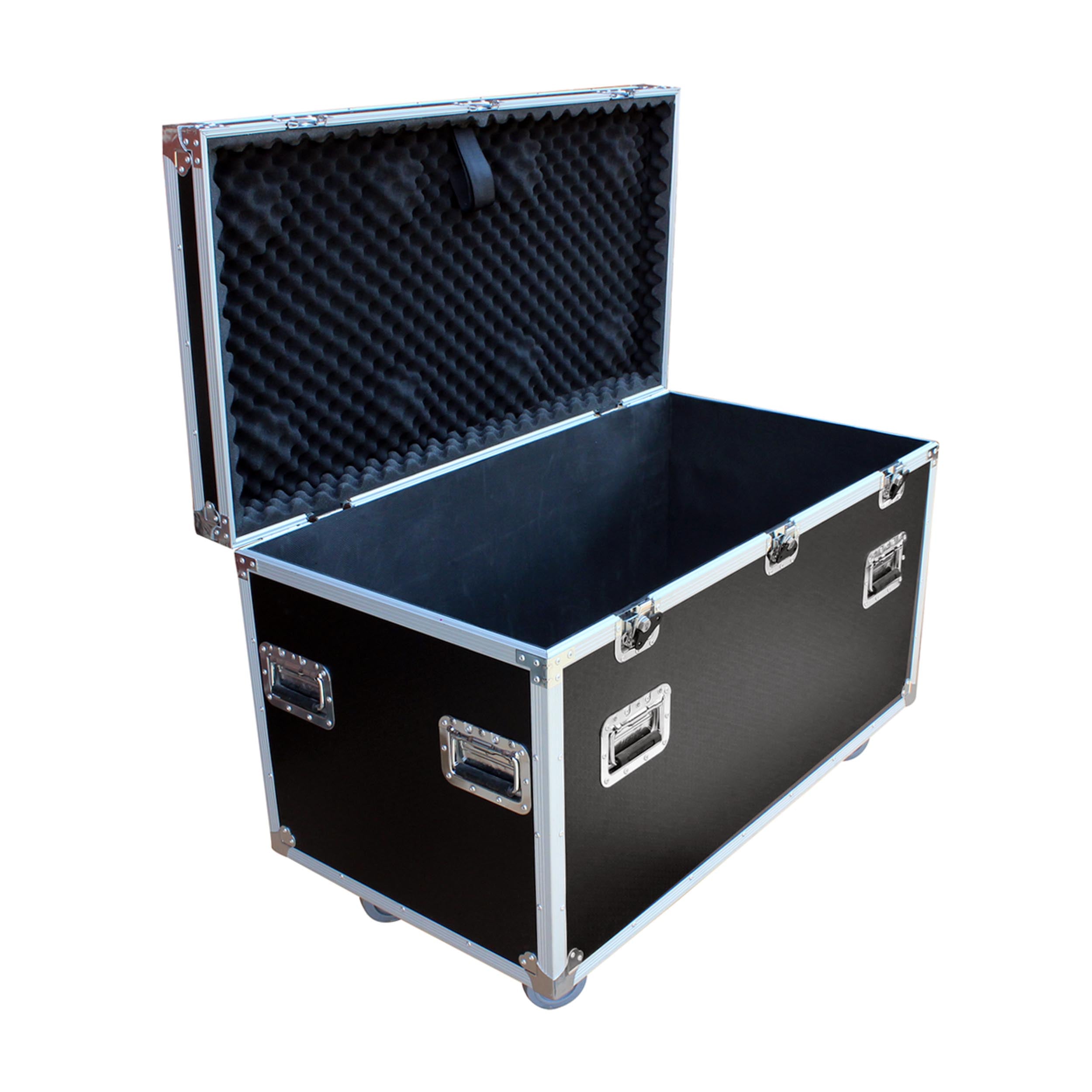 ProX Package of 3 Utility ATA Flight Travel Storage Road Case – Includes 1-Large and 2-Half Size with 4" Casters