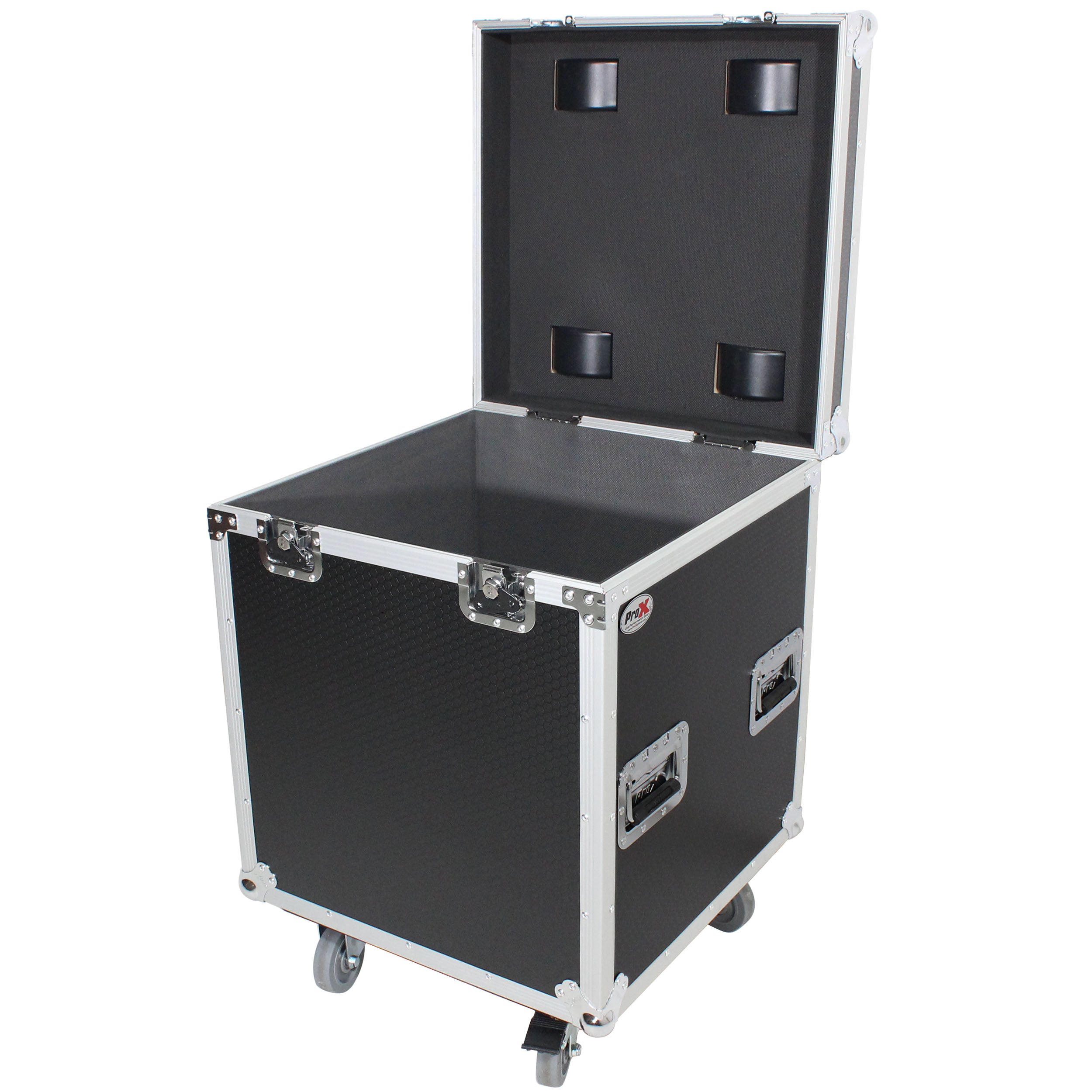 ProX ATA Utility Flight Travel Heavy-Duty Storage Road Case with 4" in casters – 22.5"x22.5"x25" Exterior