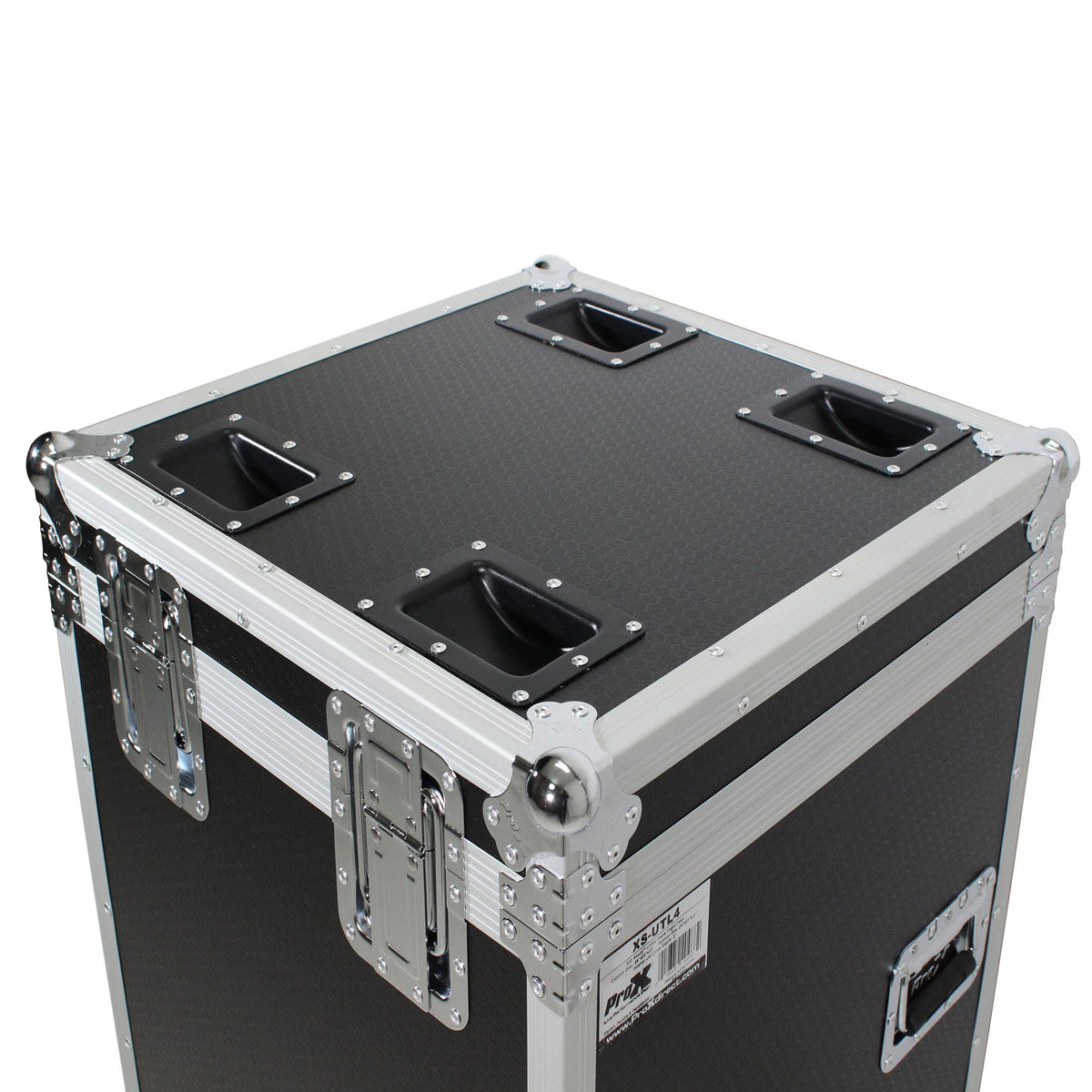 ProX ATA Utility Flight Travel Heavy-Duty Storage Road Case with 4" in casters – 22.5"x22.5"x25" Exterior.