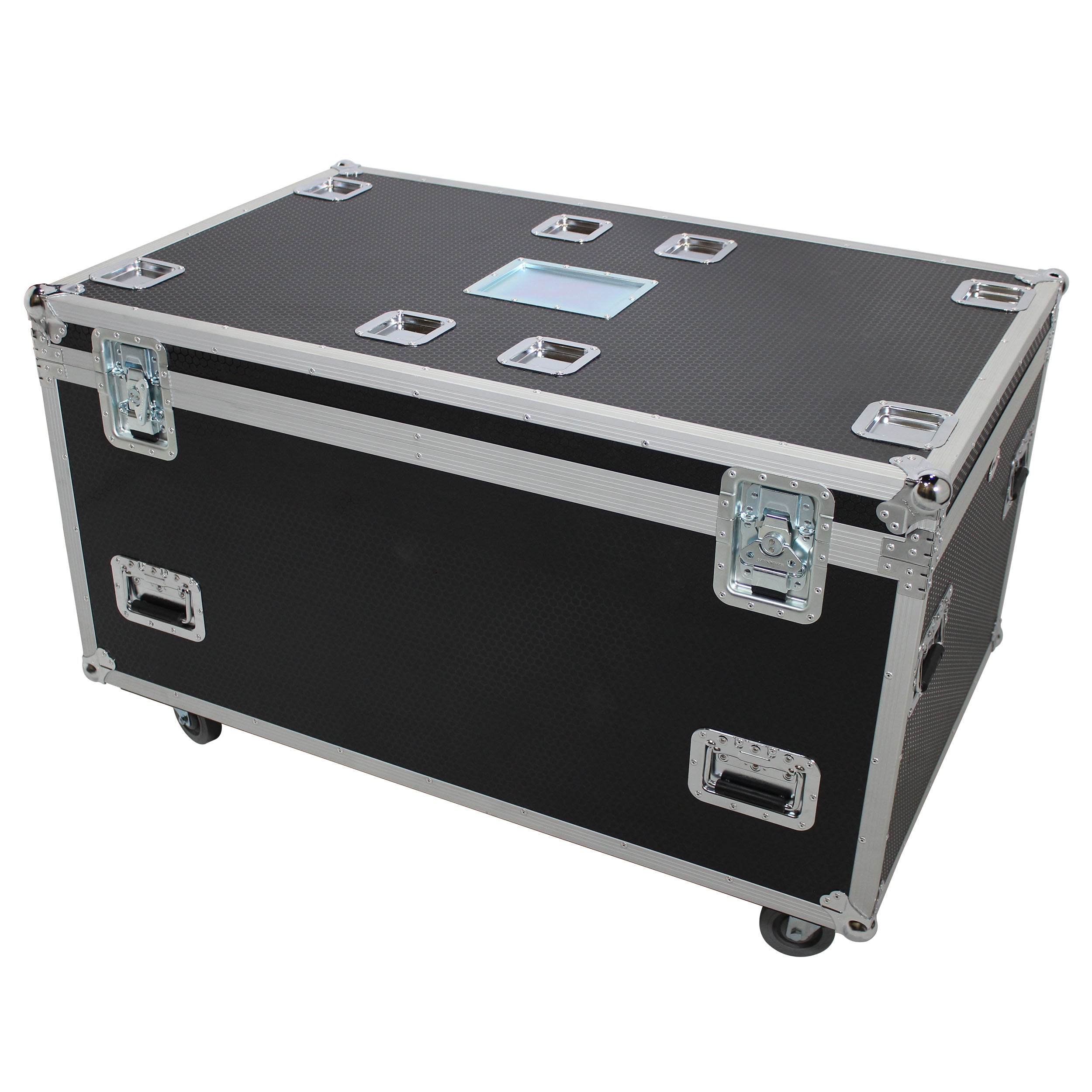 ProX TruckPax Utility ATA Flight Case Truck Storage Road Case with Dividers Tray and 4" in casters – 48"x30"x30" Ext
