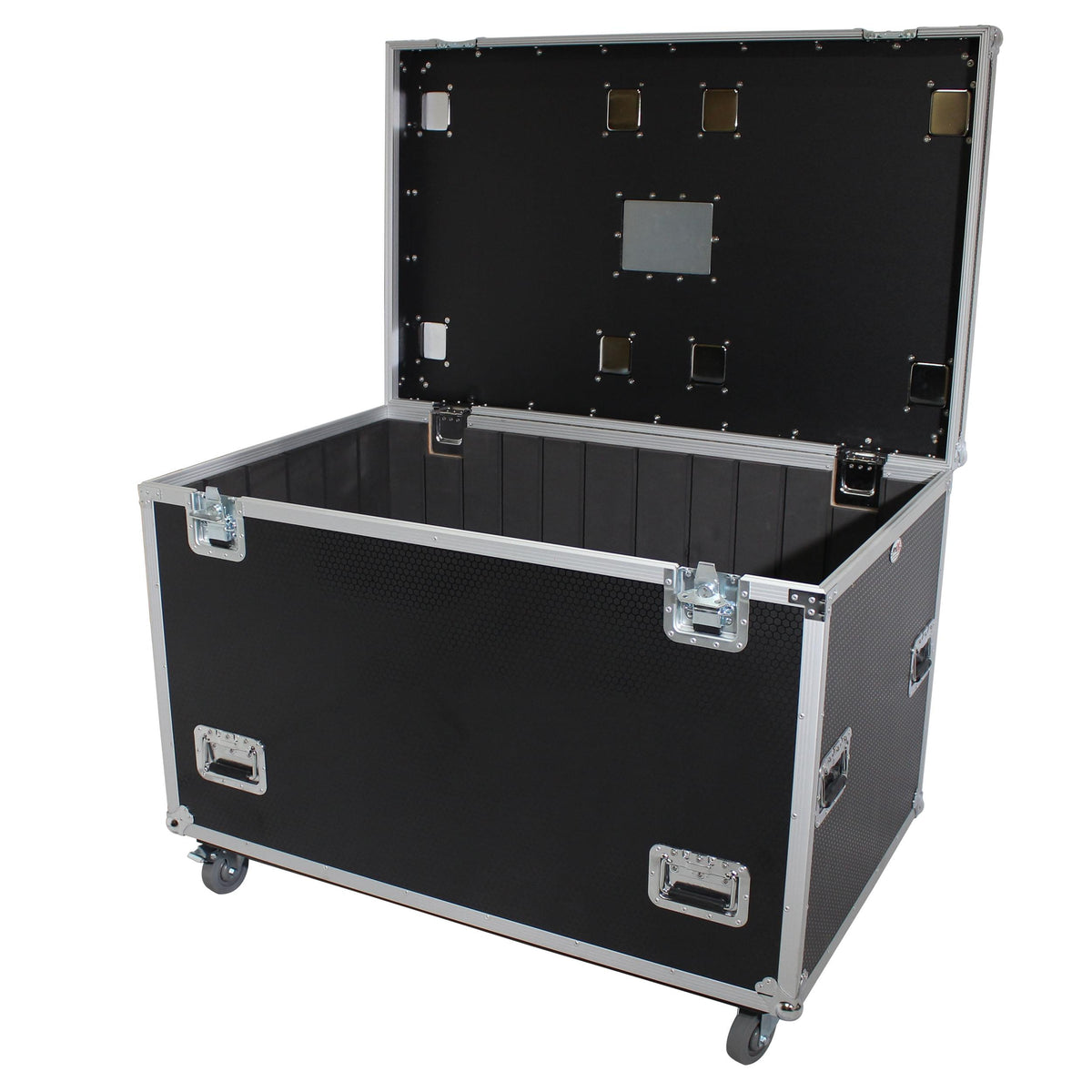 ProX TruckPax Utility ATA Flight Case Truck Storage Road Case with Dividers Tray and 4" in casters – 48"x30"x36" Ext.
