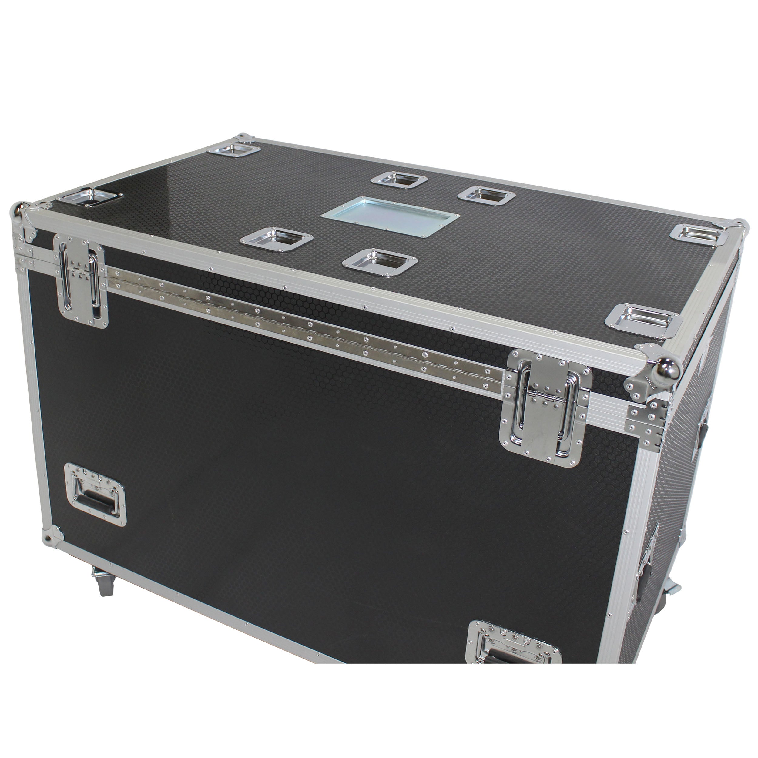ProX TruckPax Utility ATA Flight Case Truck Storage Road Case with Dividers Tray and 4" in casters – 48"x30"x36" Ext