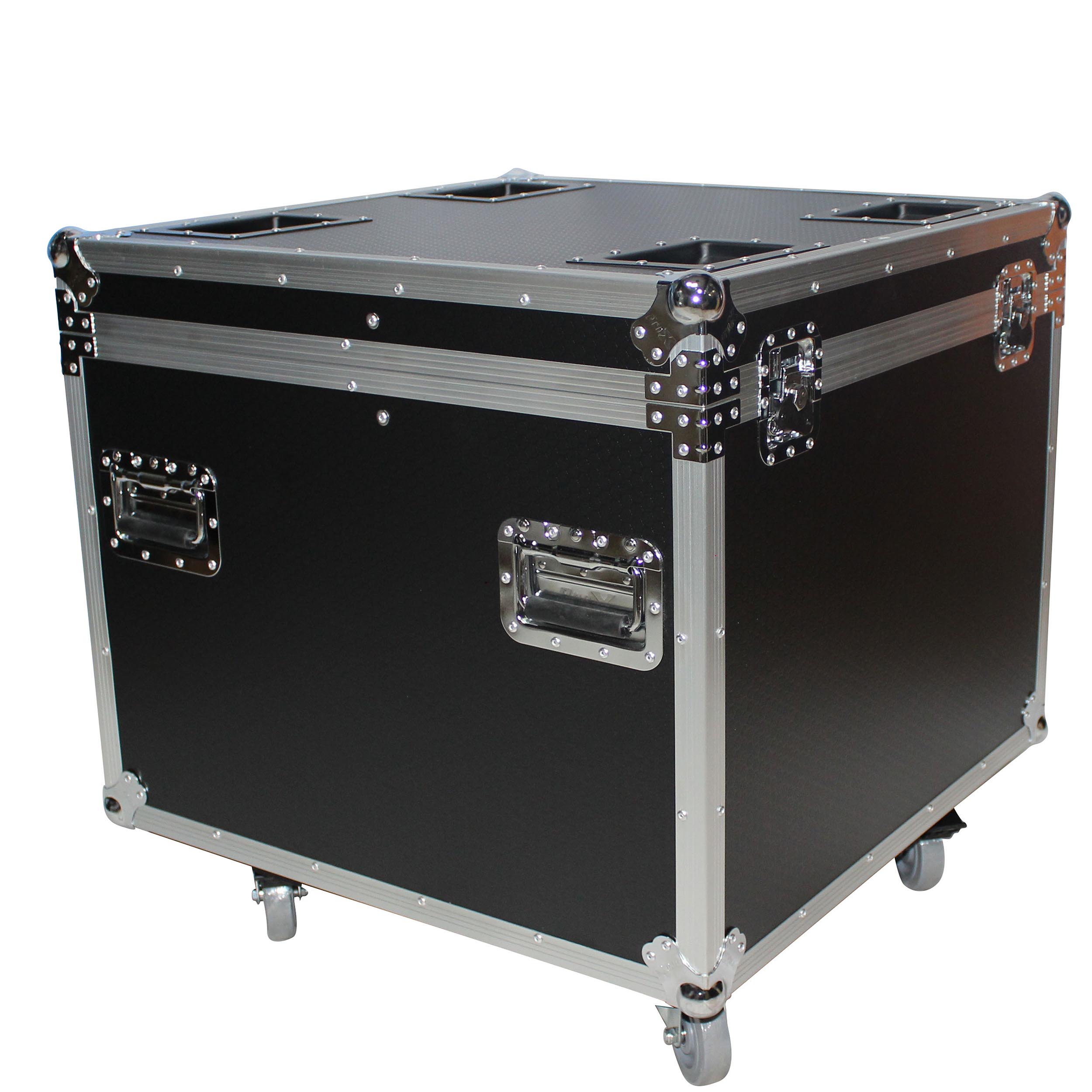 ProX ATA Utility Flight Travel Heavy-Duty Storage Road Case with 4" in casters – 29.5"x29.5"x29" Exterior