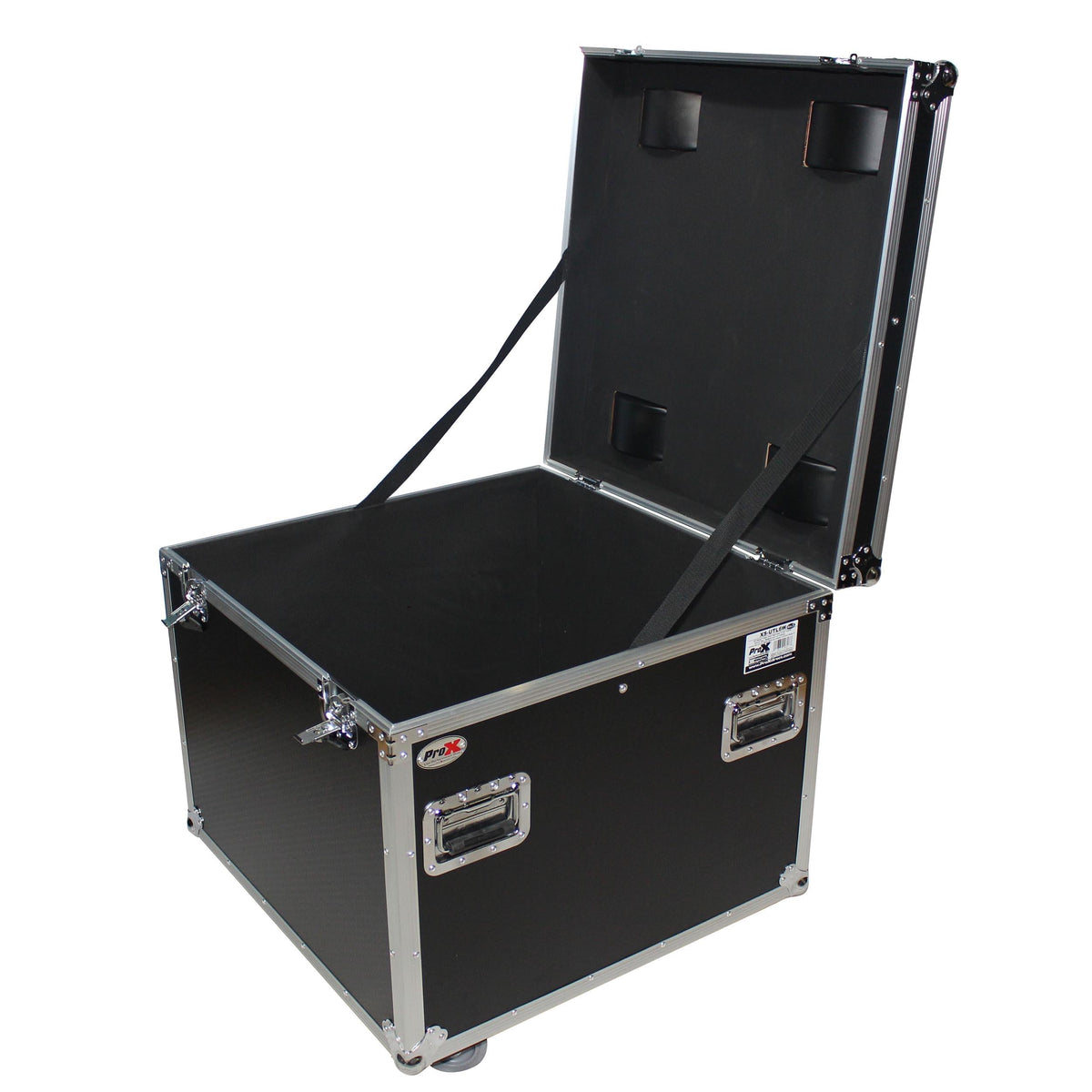 ProX ATA Utility Flight Travel Heavy-Duty Storage Road Case with 4" in casters – 29.5"x29.5"x29" Exterior.