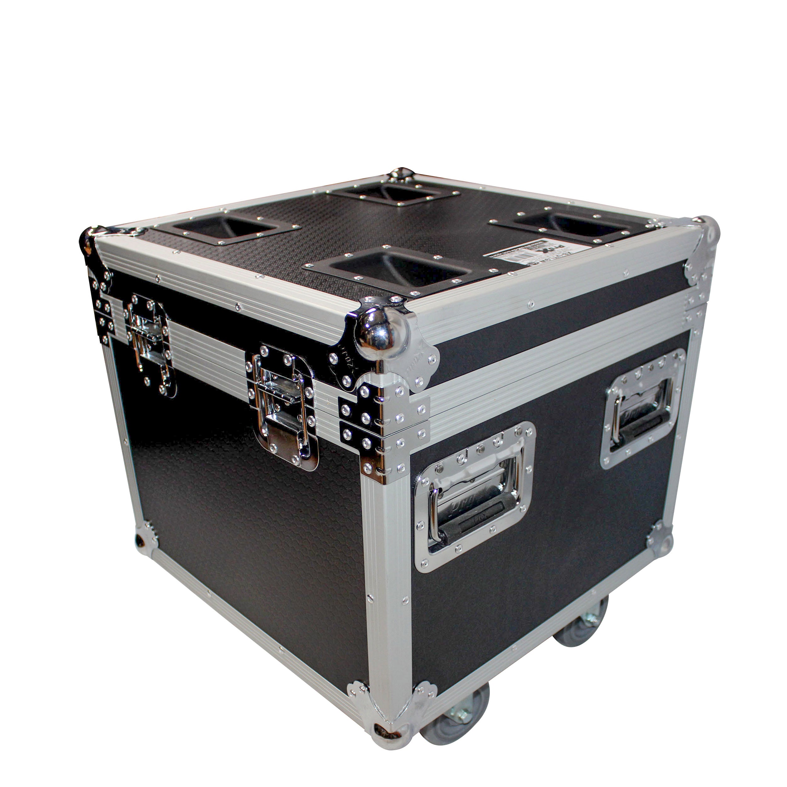 ProX ATA Utility Flight Travel Heavy-Duty Storage Road Case with 4" in casters – 20"x20"x17" Exterior