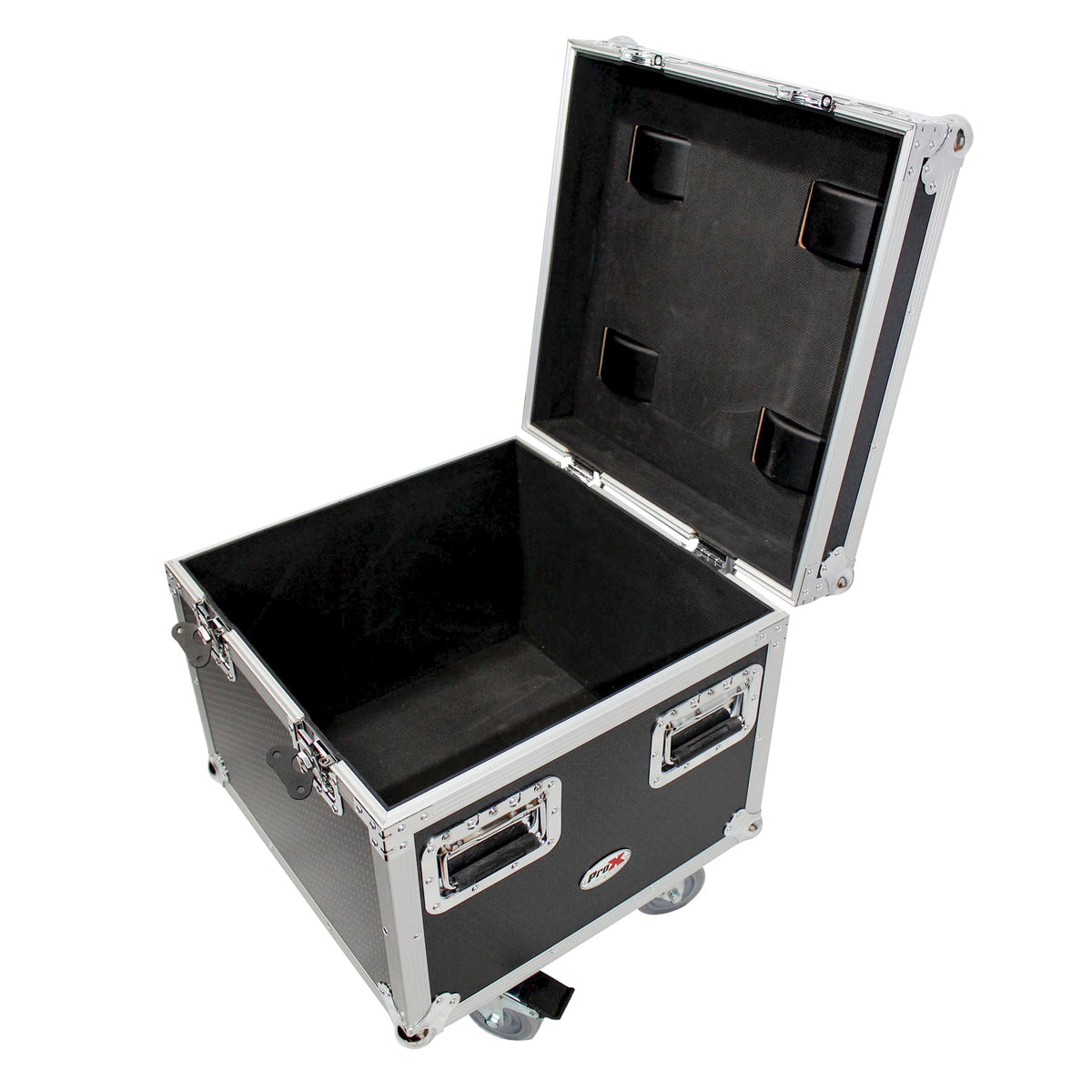 ProX ATA Utility Flight Travel Heavy-Duty Storage Road Case with 4" in casters – 20"x20"x17" Exterior.
