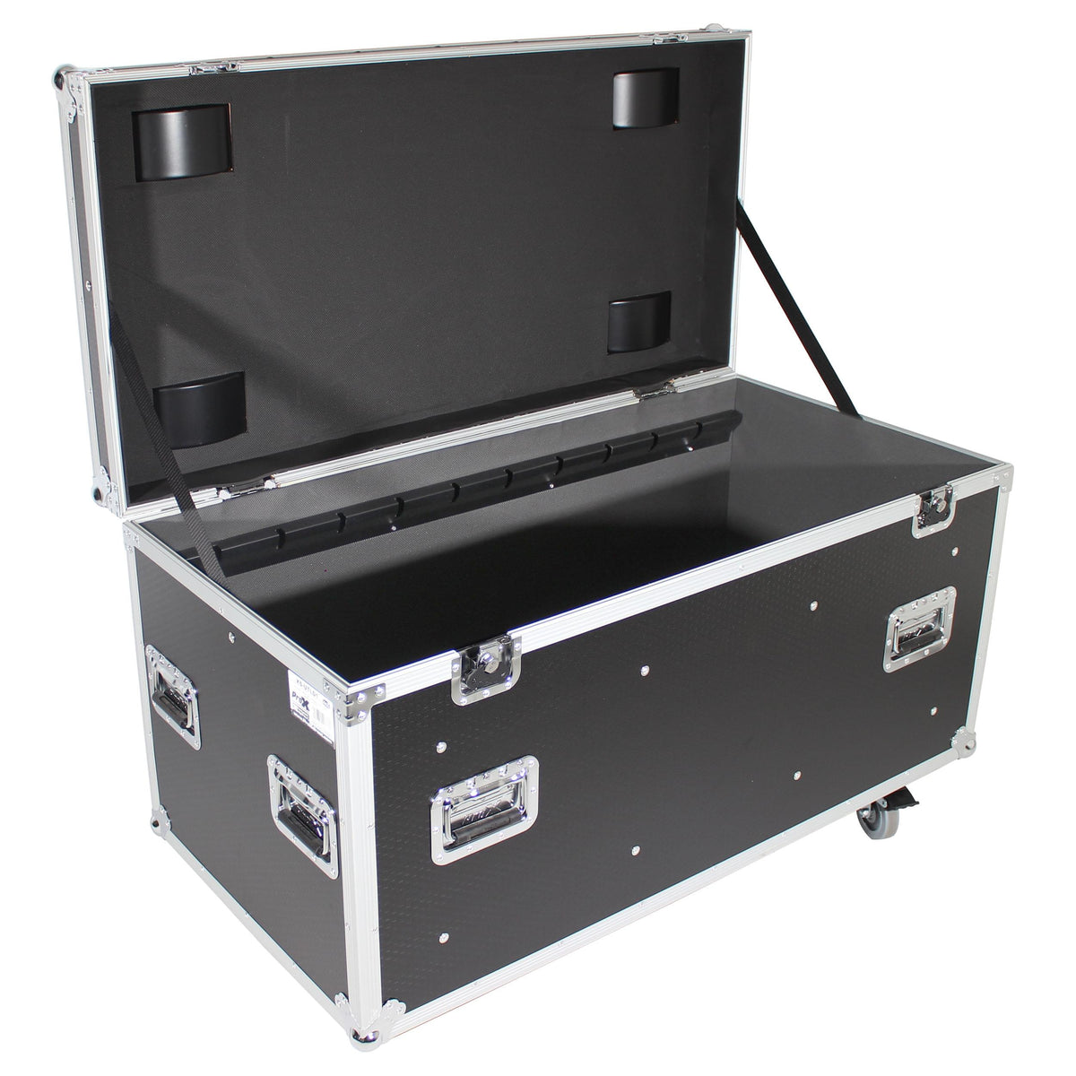 ProX ATA Utility Flight Travel Heavy-Duty Storage Road Case with 4" in casters – 47.2"x23.6"x23.6" Exterior.