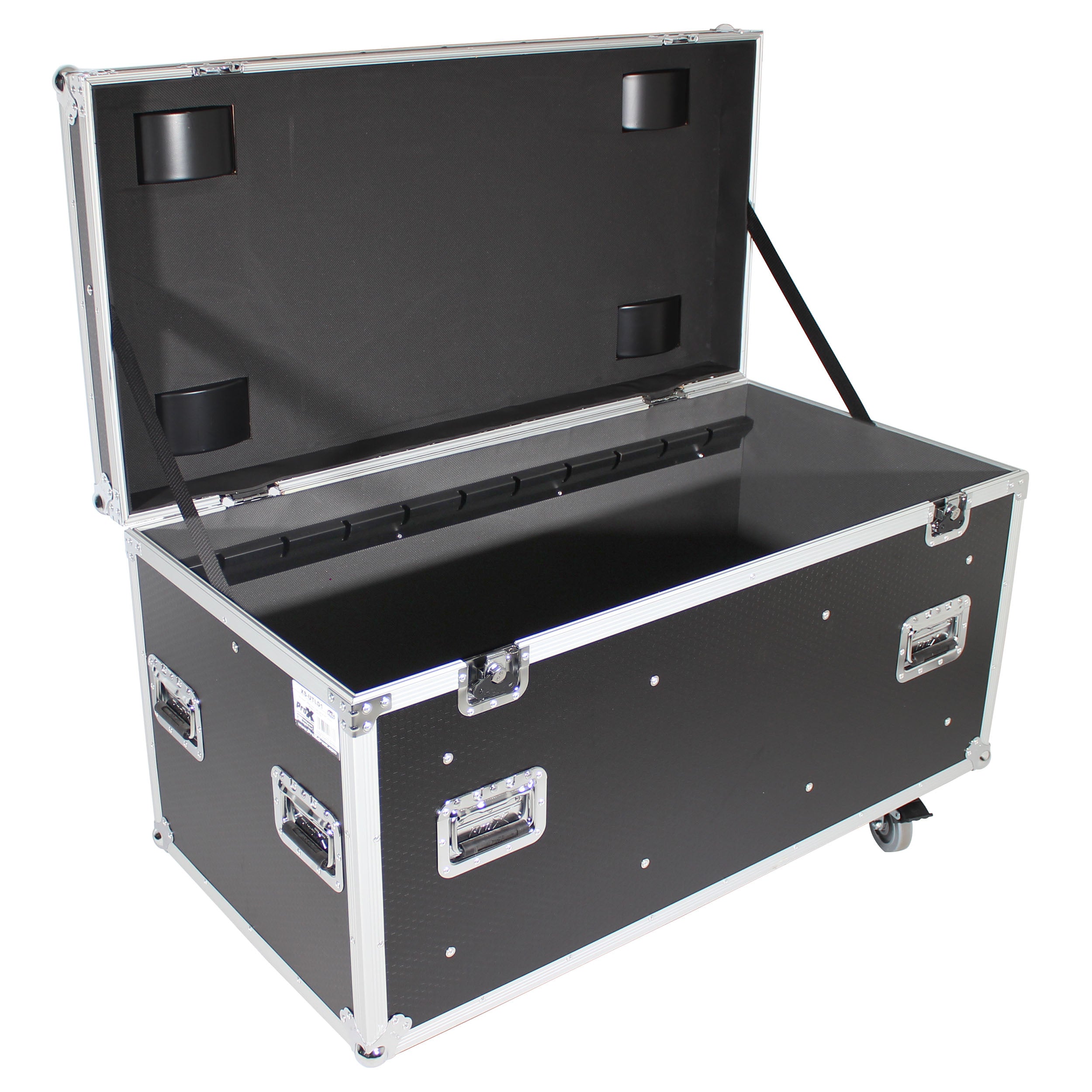 ProX ATA Utility Flight Travel Heavy-Duty Storage Road Case with 4" in casters – 47.2"x23.6"x23.6" Exterior
