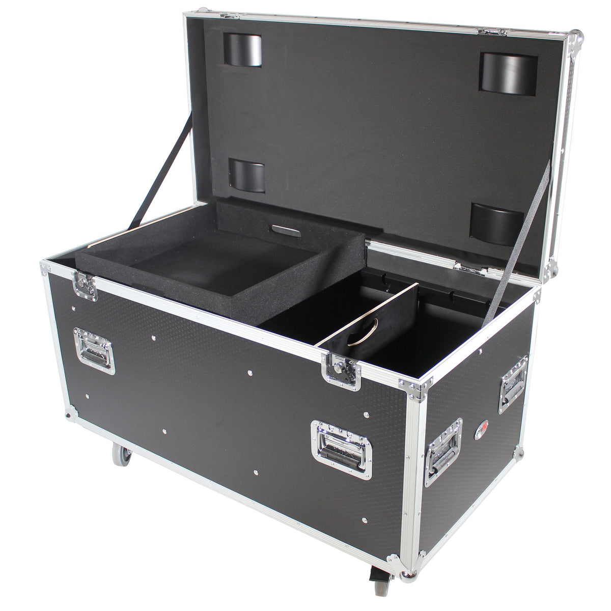 ProX ATA Utility Flight Travel Heavy-Duty Storage Road Case with 4" in casters – 47.2"x23.6"x23.6" Exterior.