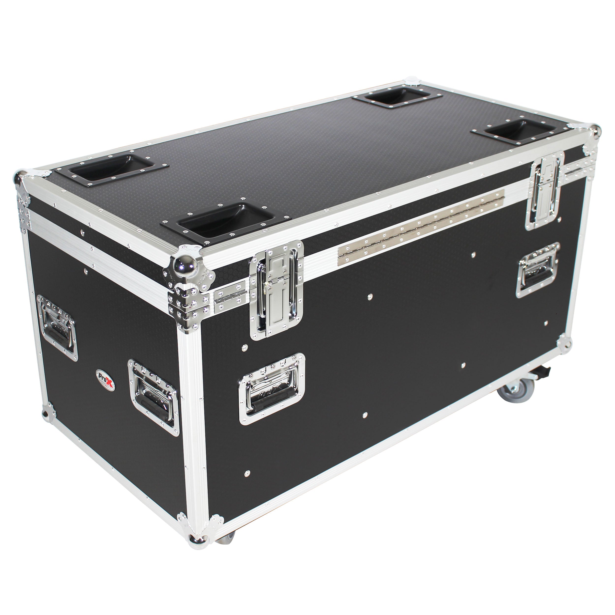ProX ATA Utility Flight Travel Heavy-Duty Storage Road Case with 4" in casters – 47.2"x23.6"x23.6" Exterior