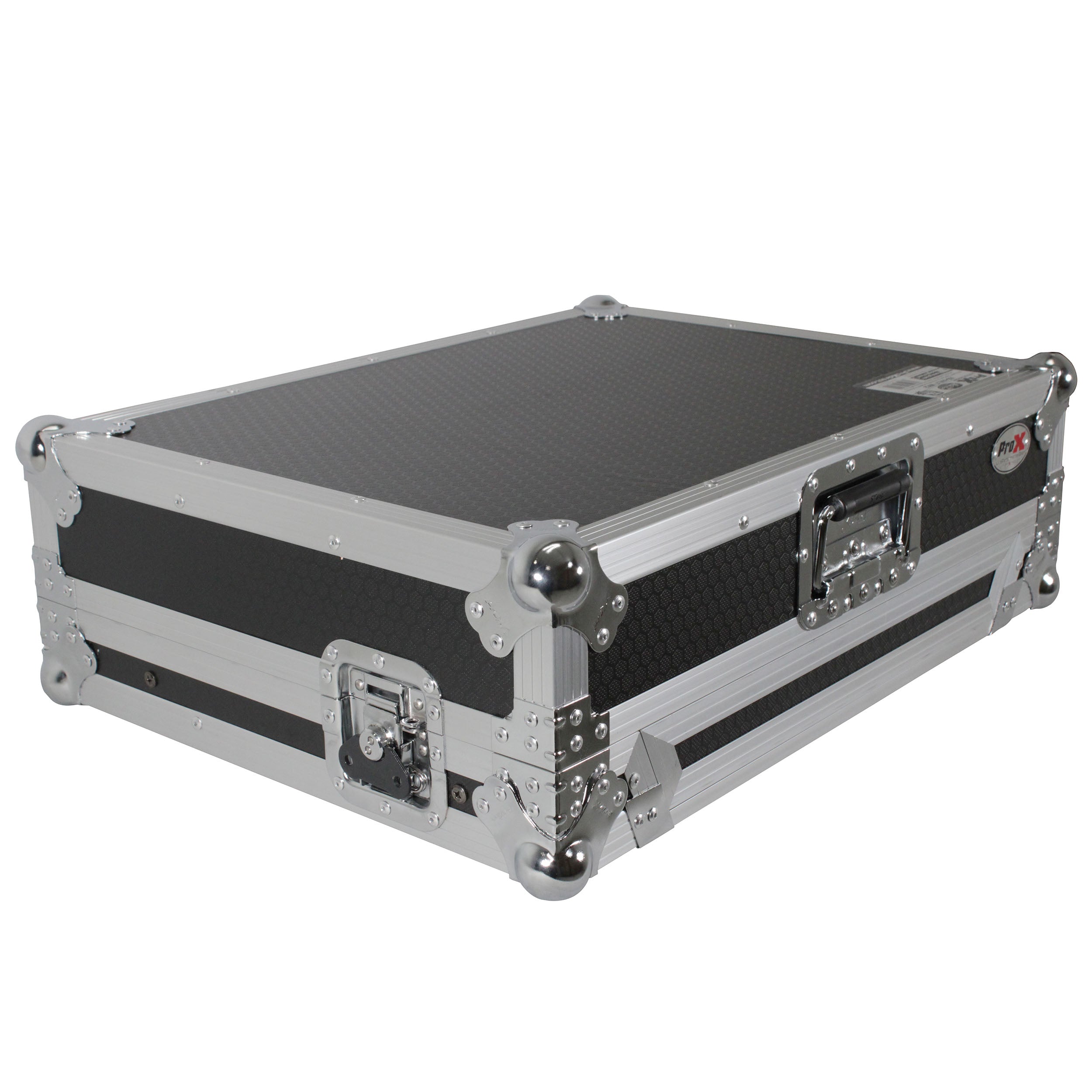 ProX Universal Flight Style Road Case for Medium Sized DJ Controllers with Sliding Laptop Shelf