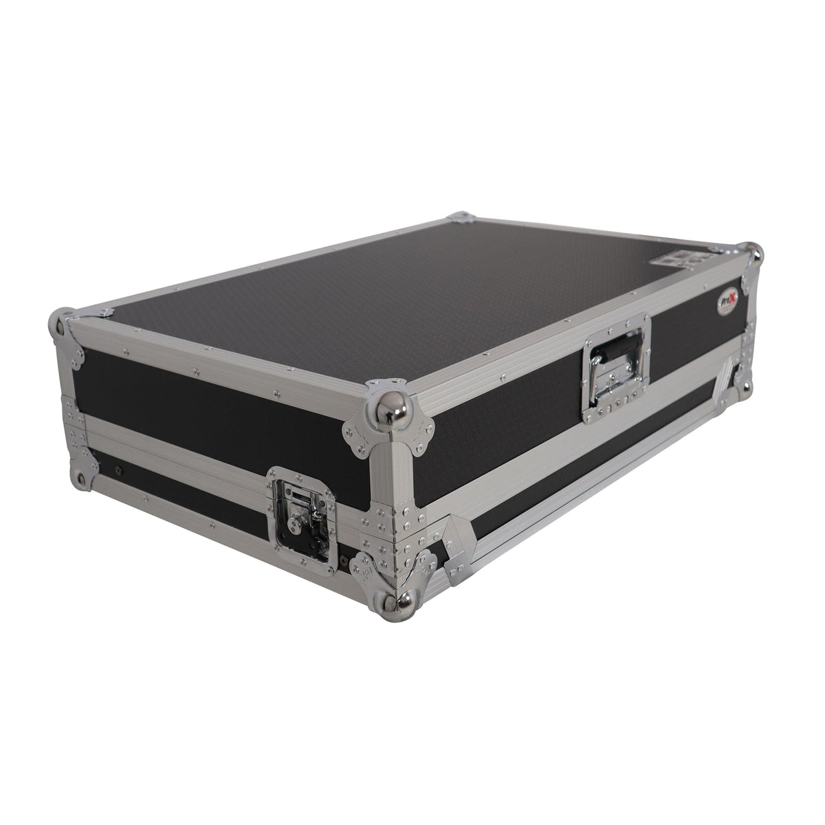 ProX Universal Flight Style Road Case for Large Sized DJ Controllers with Sliding Laptop Shelf.