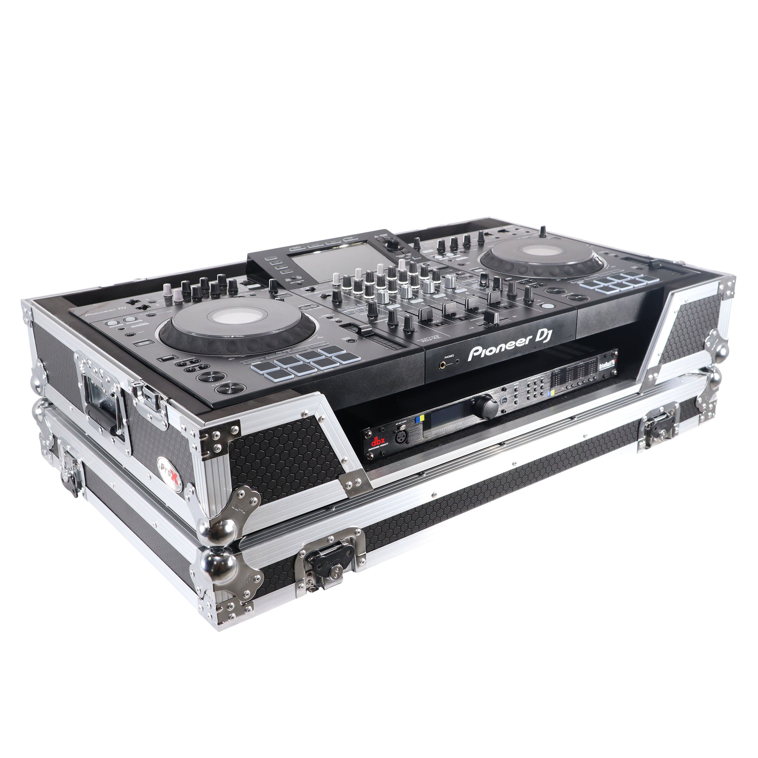 ProX ATA Flight Case For Pioneer XDJ-XZ DJ Controller with 1U Rack Space and Wheels