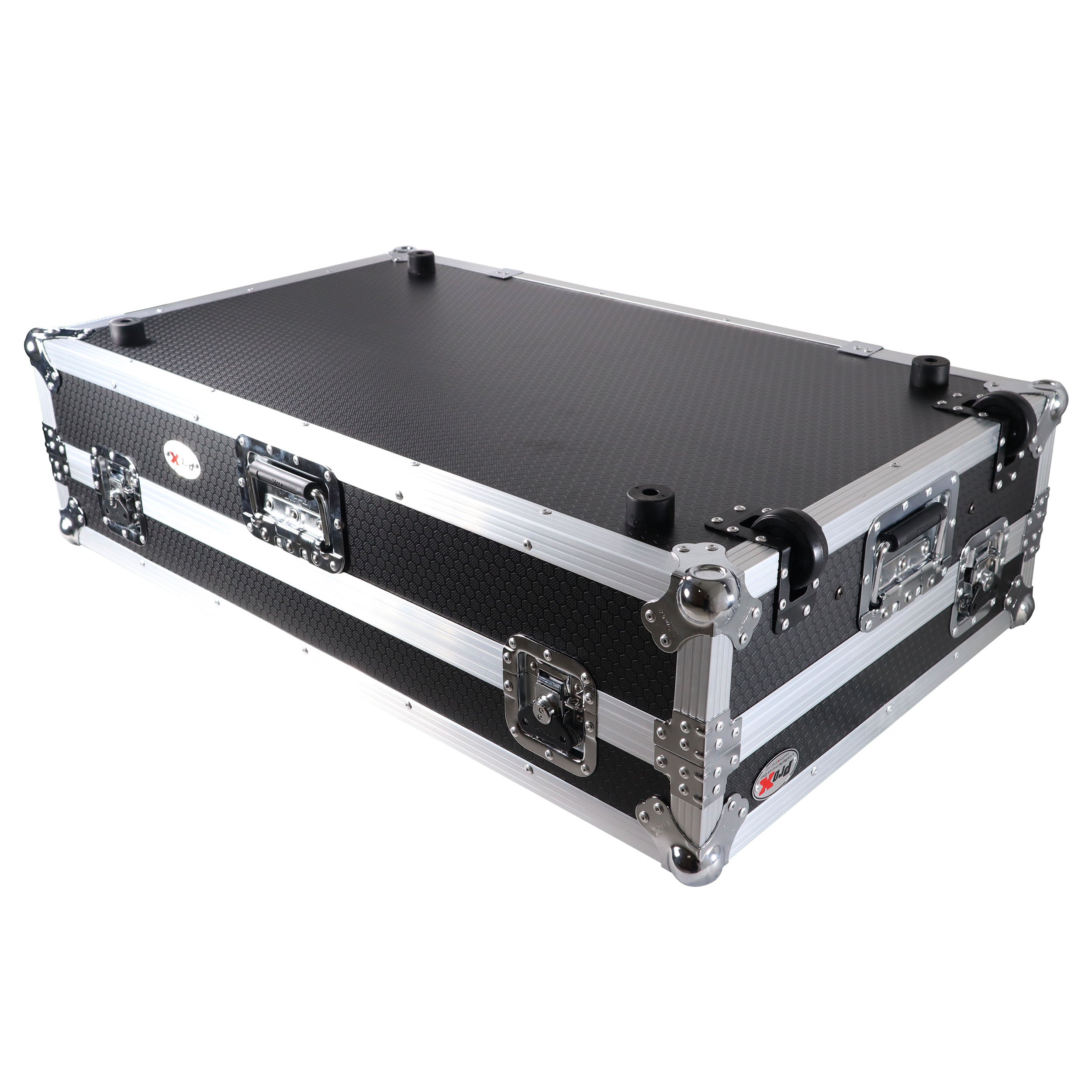 ProX ATA Flight Case For Pioneer XDJ-XZ DJ Controller with Laptop Shelf 1U Rack Space and Wheels