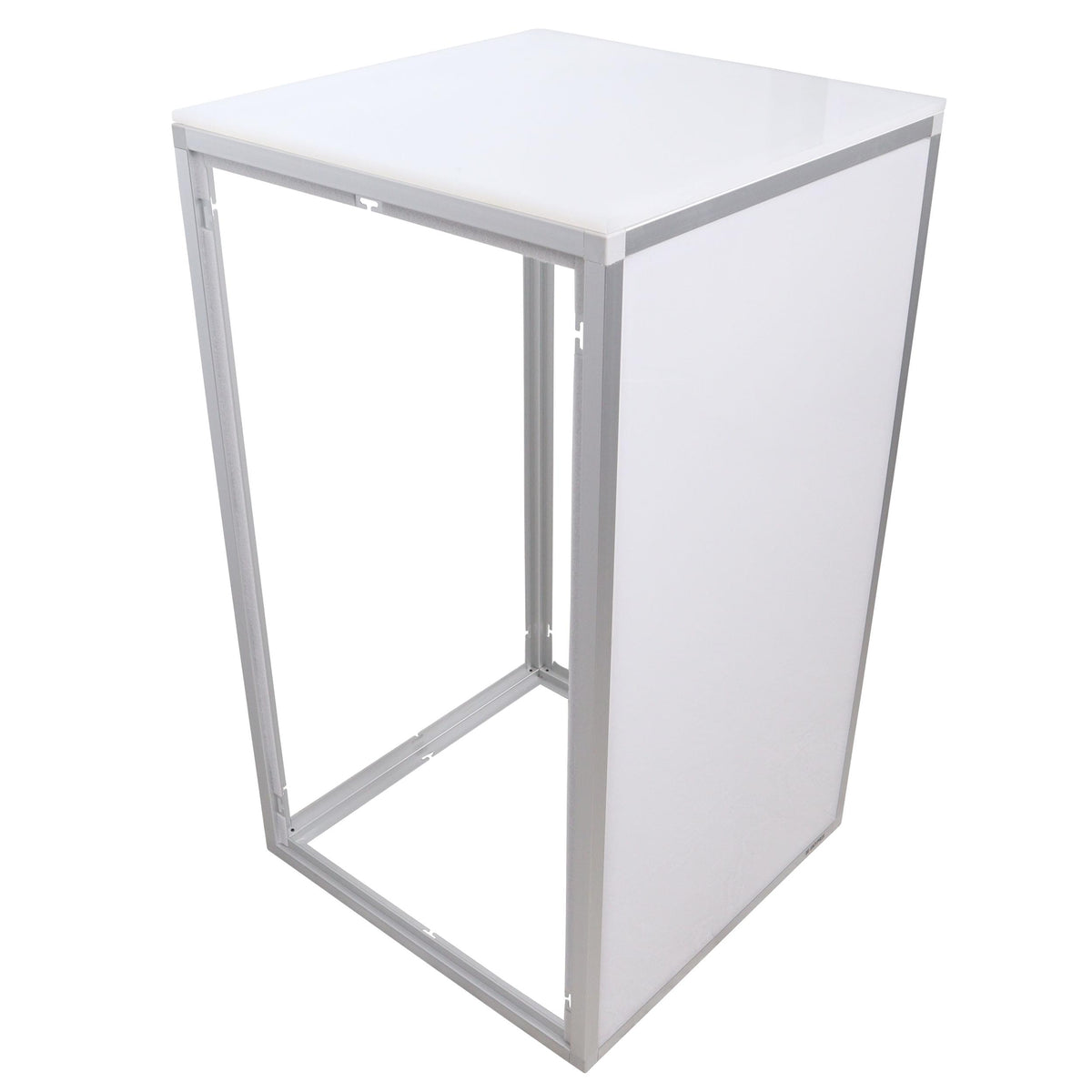 ProX Lumo Stage Acrylic Stage 2'x2'x42" Platform Cube Light Box Section for Disco Style Dance Floor.