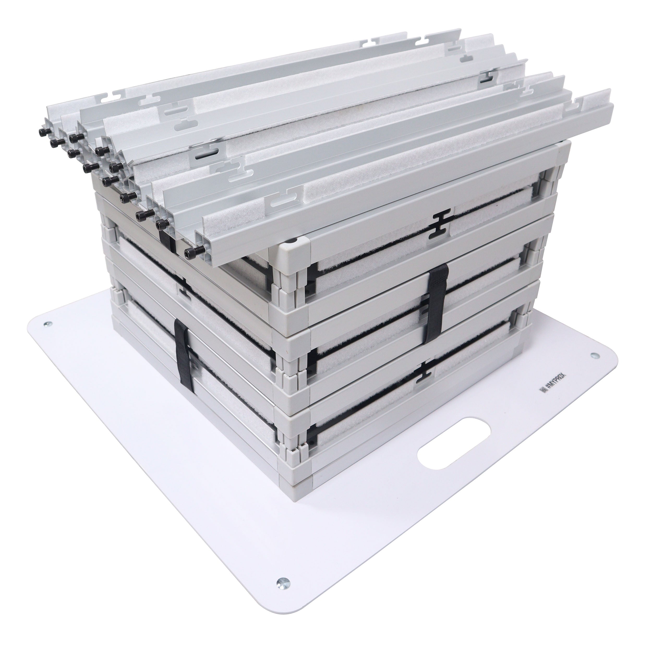 ProX Lumo Stage Acrylic Pillar 6' Column Cube Section Display Pedestal and Base for LED DJ Stage Lighting Dance Floor