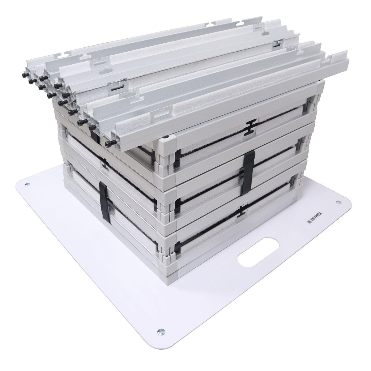 ProX Lumo Stage Acrylic Pillar 6' Column Cube Section Display Pedestal and Base for LED DJ Stage Lighting Dance Floor.