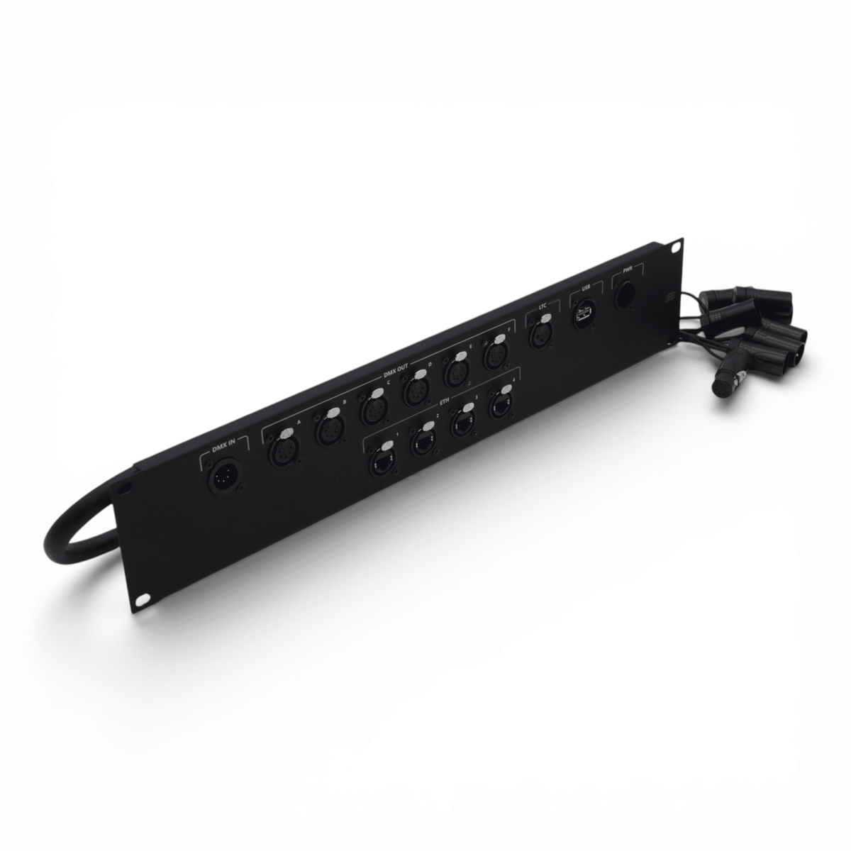 ProX Connection System Light 2U (PWR,LTC,DMX,ETH,USB) by Santosom.