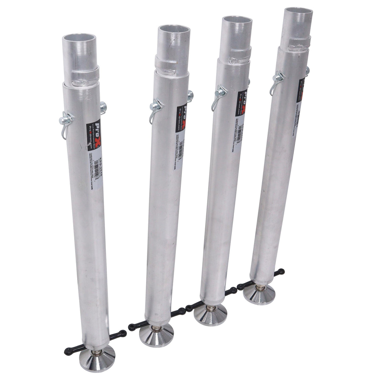 ProX Set of Four StageQ Platform Telescoping Legs 28 to 48 inch Height Adjustable Legs Only.