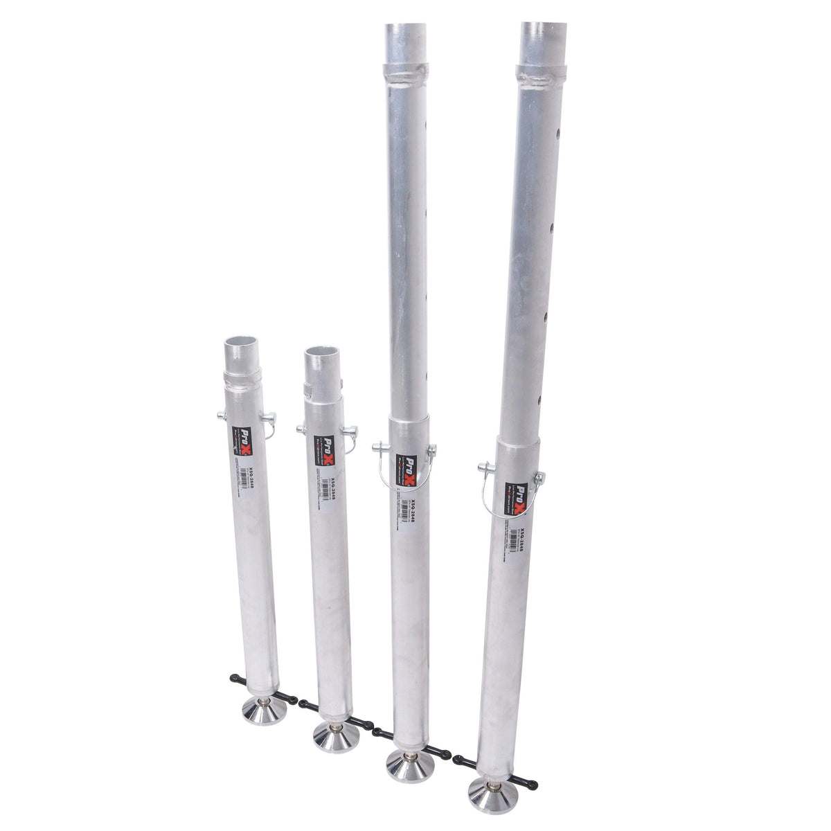 ProX Set of Four StageQ Platform Telescoping Legs 28 to 48 inch Height Adjustable Legs Only.