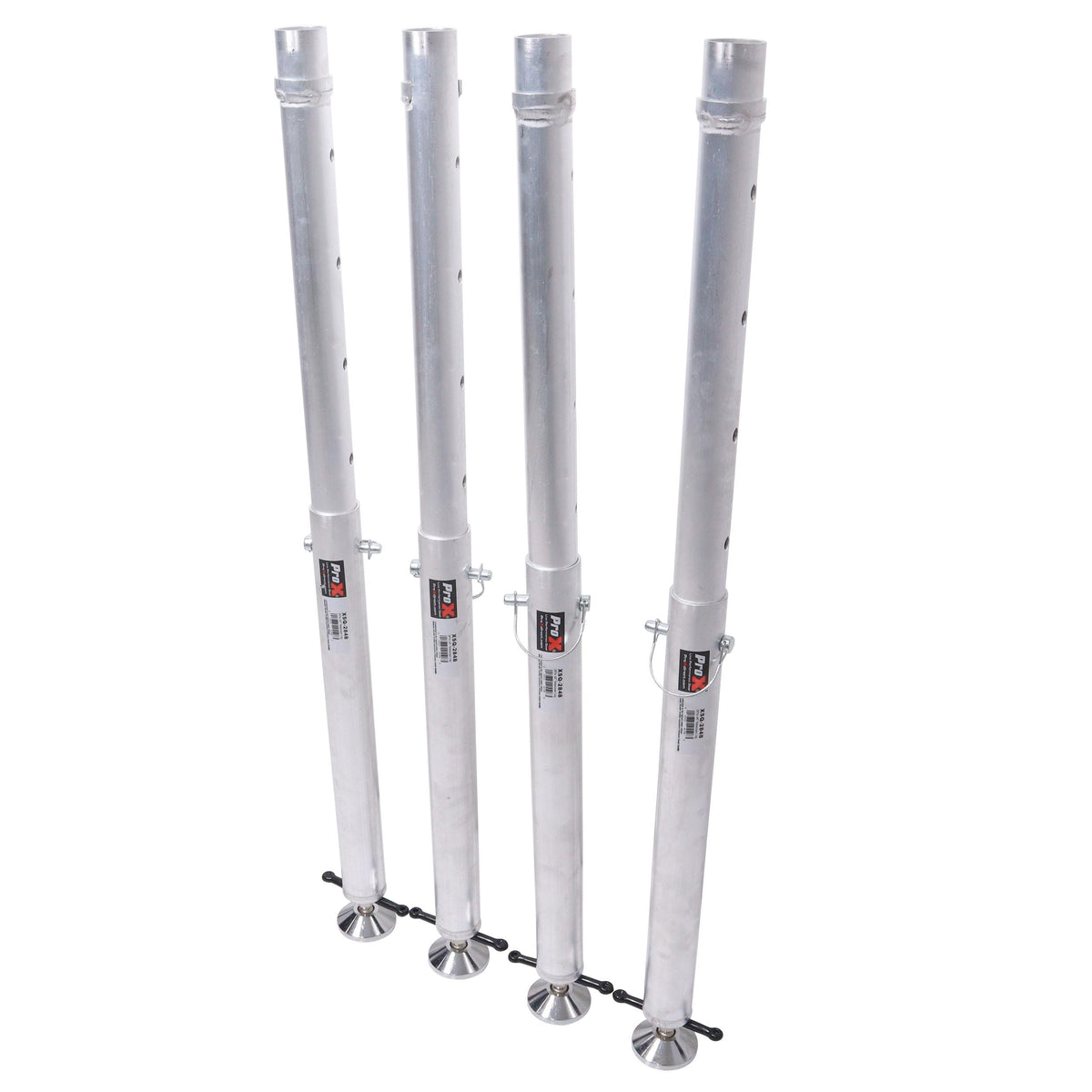 ProX Set of Four StageQ Platform Telescoping Legs 28 to 48 inch Height Adjustable Legs Only.