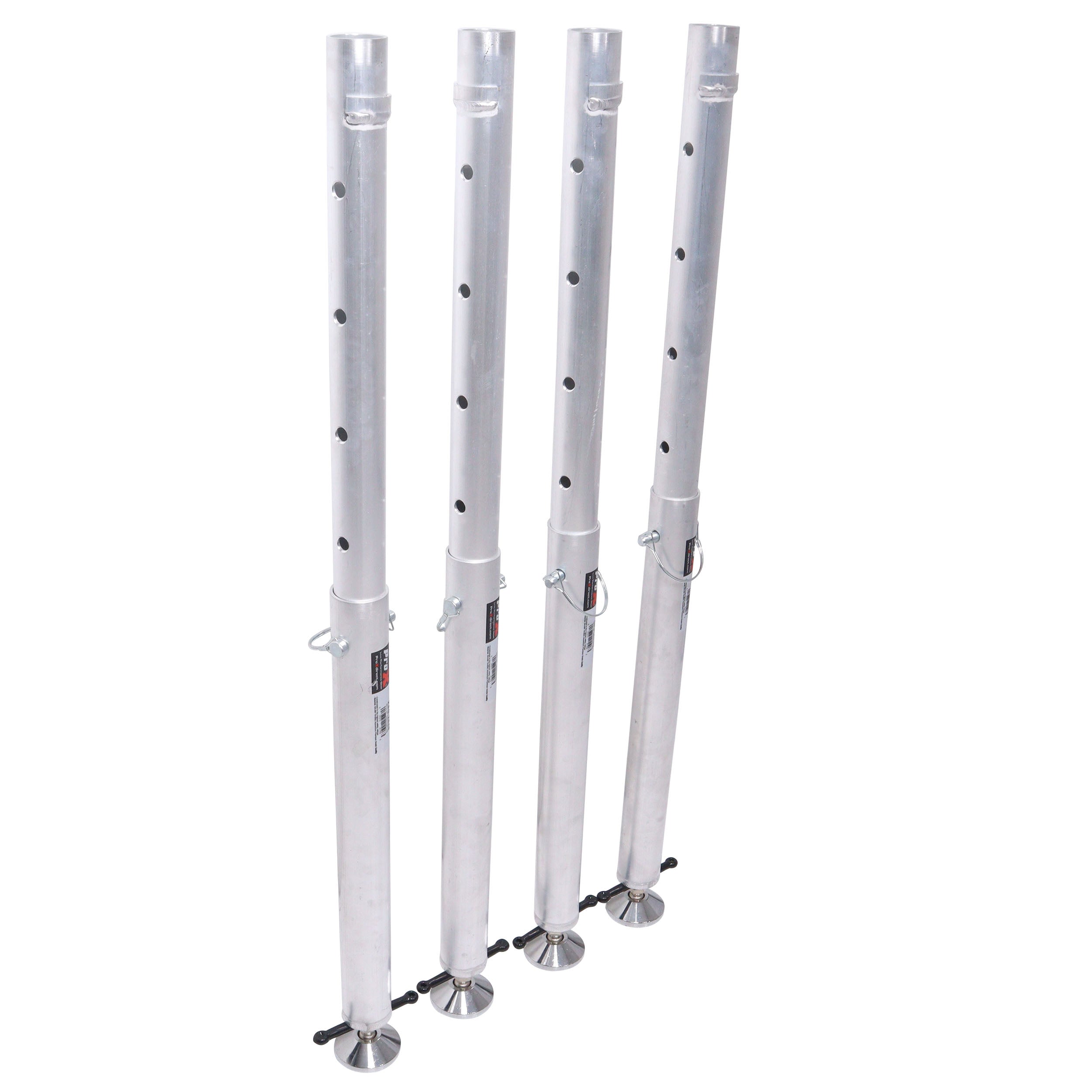 ProX Set of Four StageQ Platform Telescoping Legs 28 to 48 inch Height Adjustable Legs Only