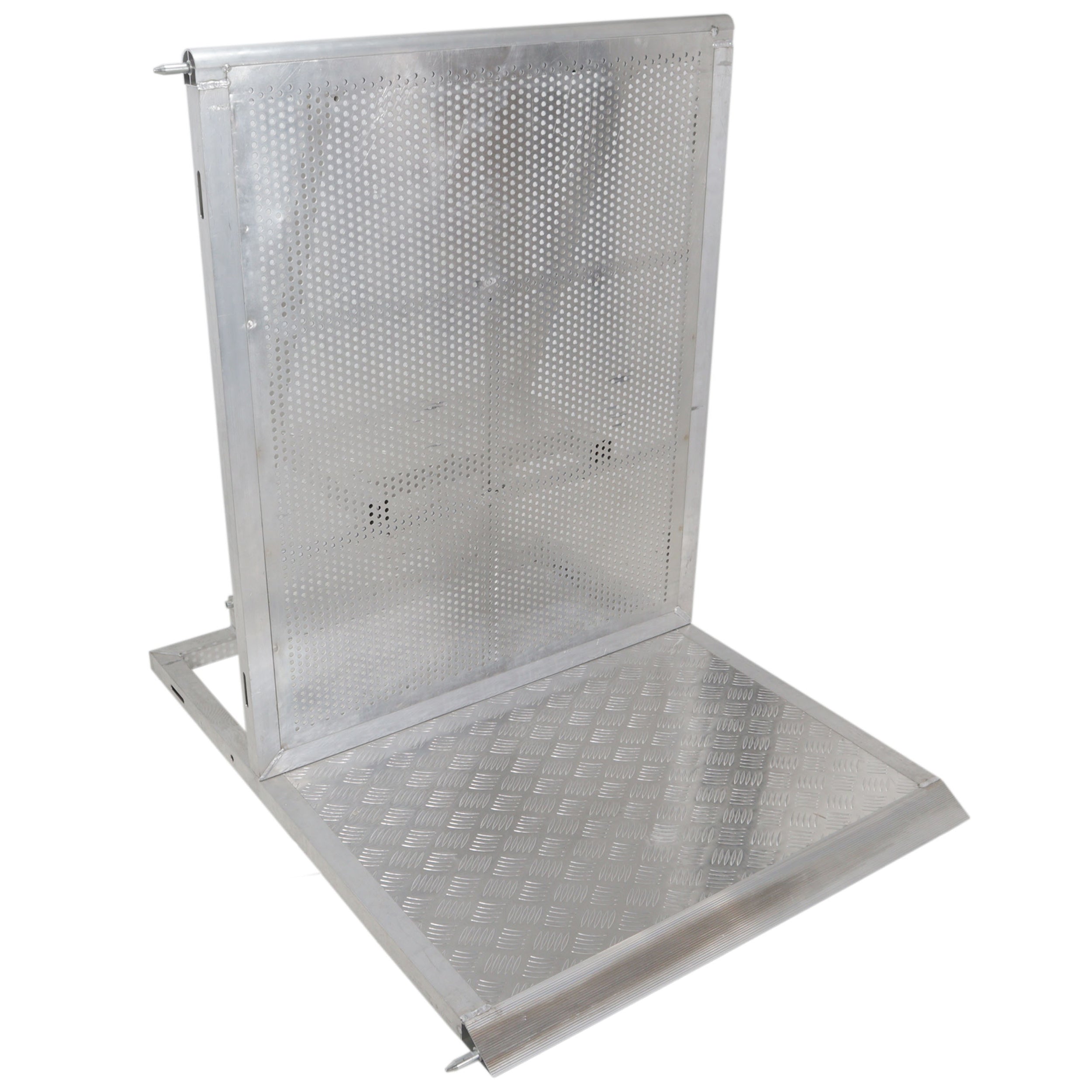 ProX 4FT Heavy-duty Aluminum Ventilated Crowd Barrier Barricade and Base
