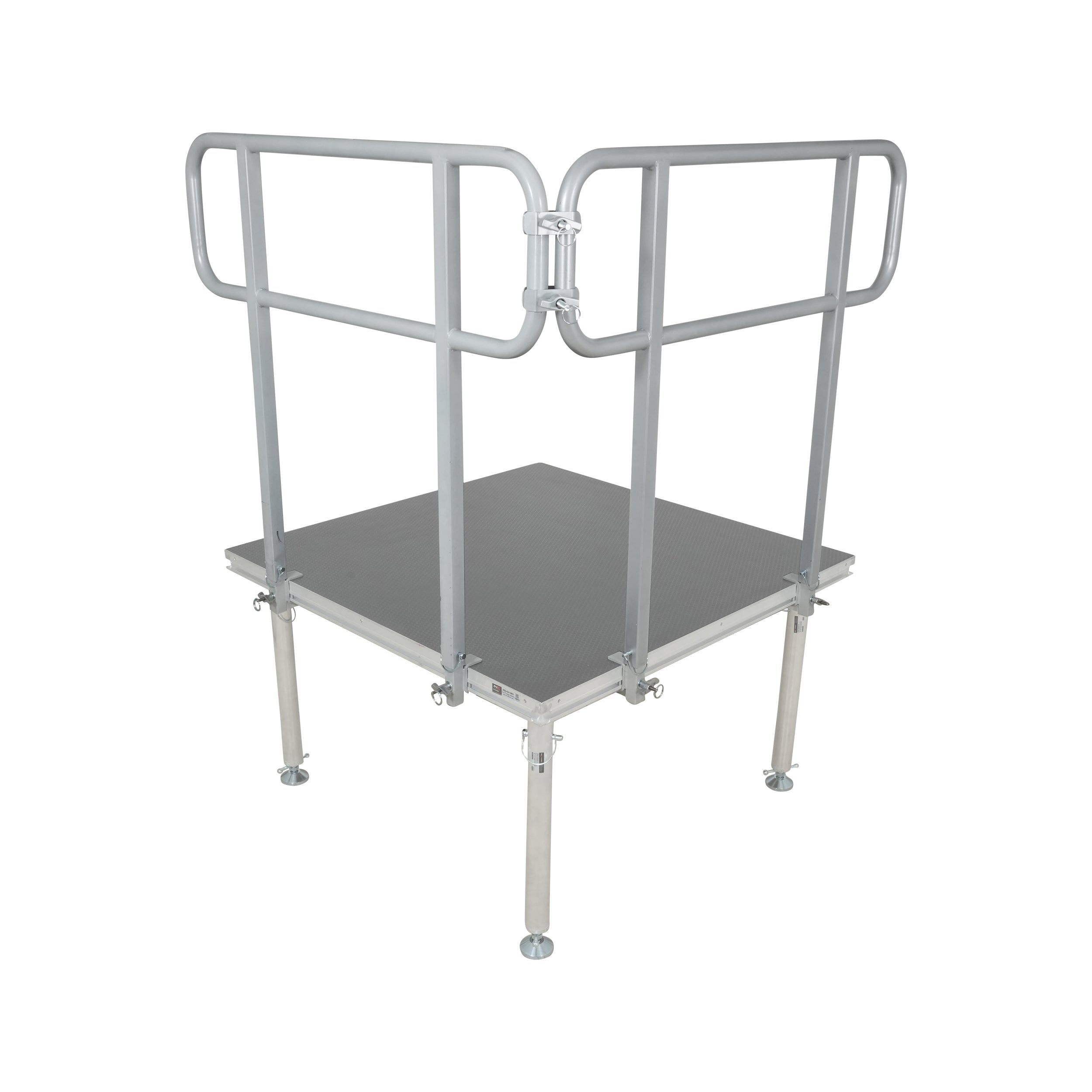 ProX 4 FT Professional Single Guard Rail for StageQ Portable Stage Platform