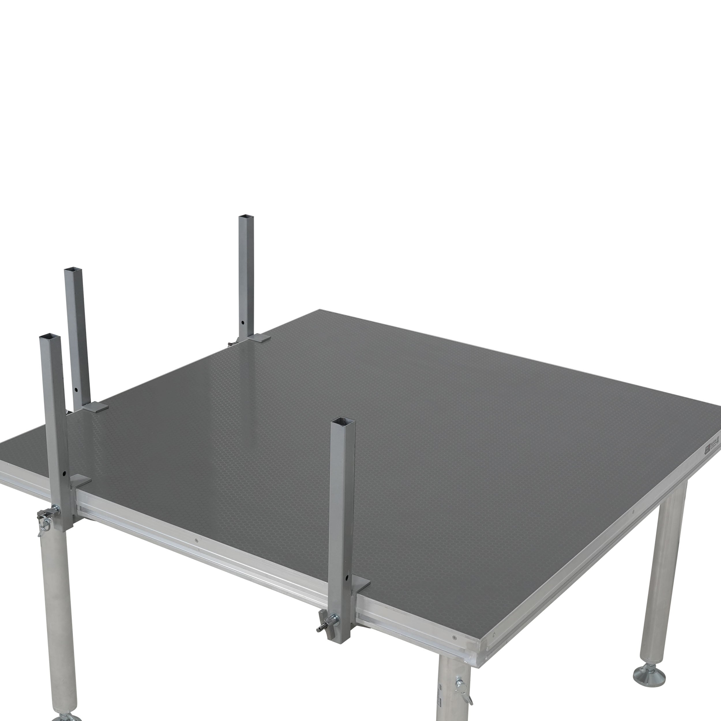 ProX 4 FT Professional Single Guard Rail for StageQ Portable Stage Platform