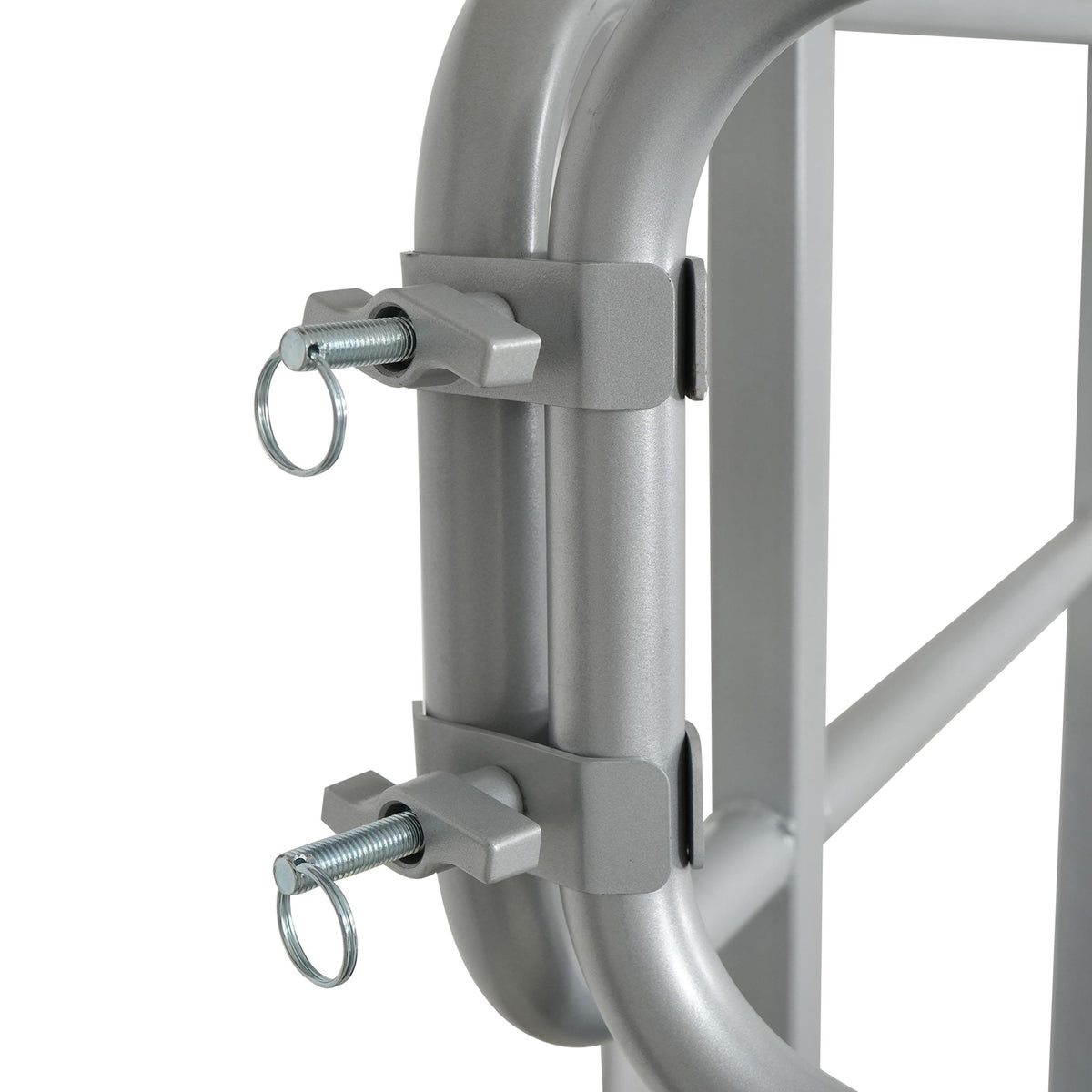 ProX 4 FT Professional Single Guard Rail for StageQ Portable Stage Platform.