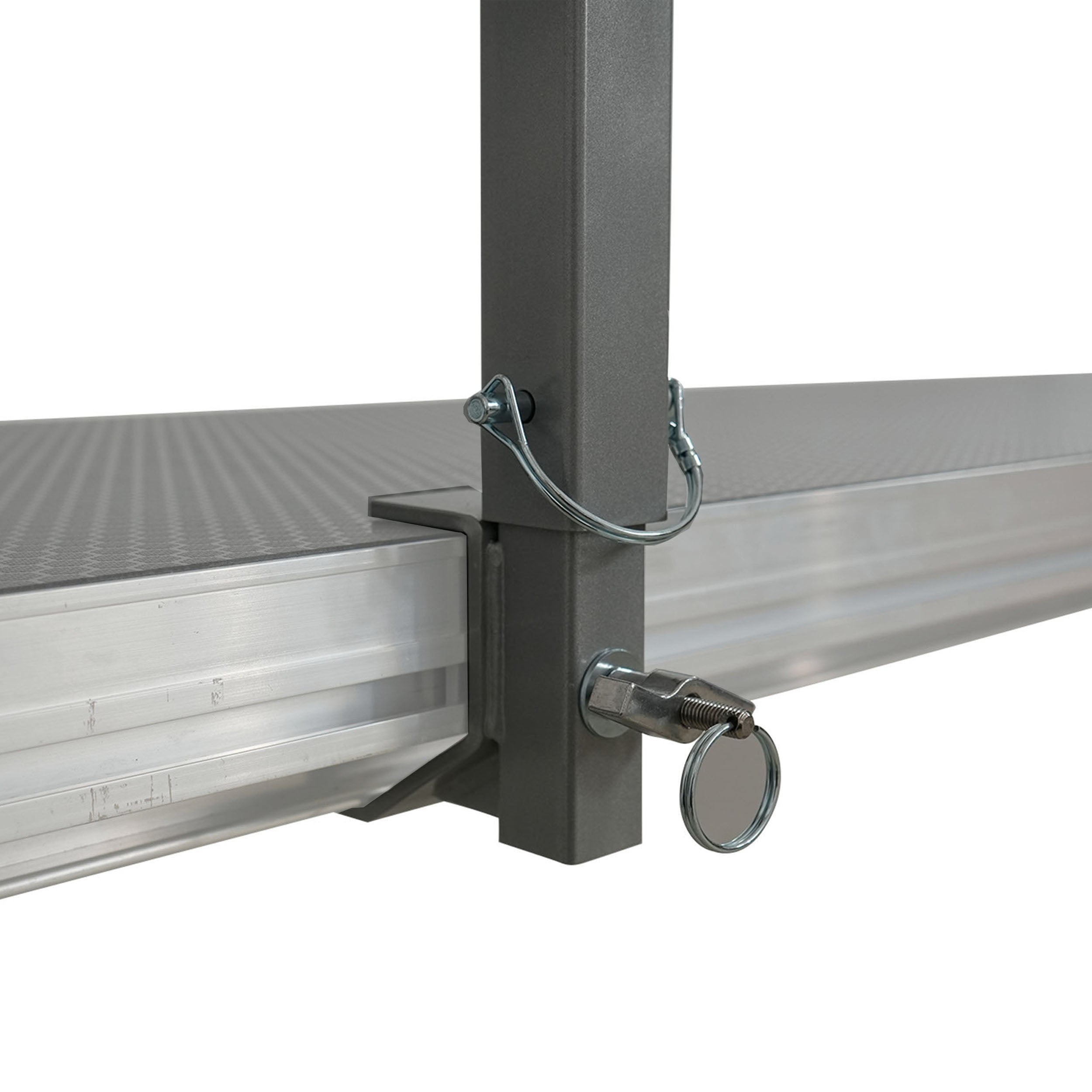 ProX 8 FT Professional Single Guard Rail for StageQ Portable Stage Platform