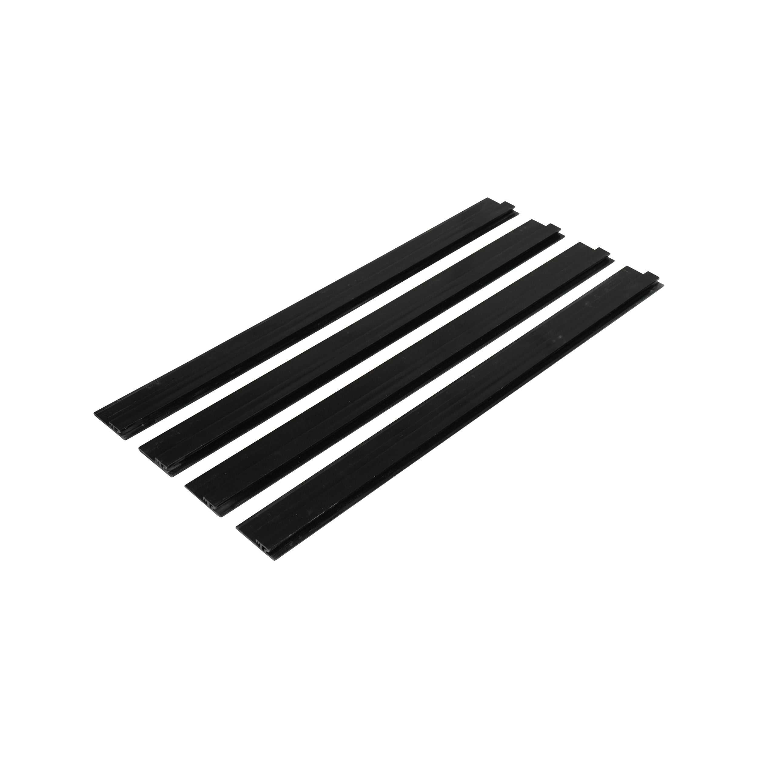 ProX Stage Skirt Hook Profile Bar with Integrated Hook-and-Loop Strip – 2ft Sliding Mount (4 Pack)