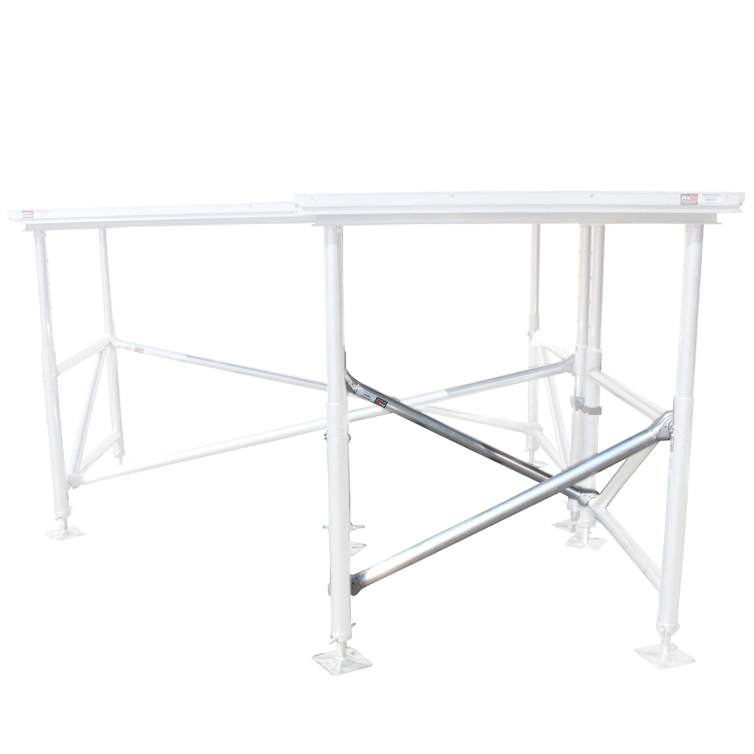 ProX Z Frame 1 Meter Pole W-Clamps for StageQ MK2 Series Stages