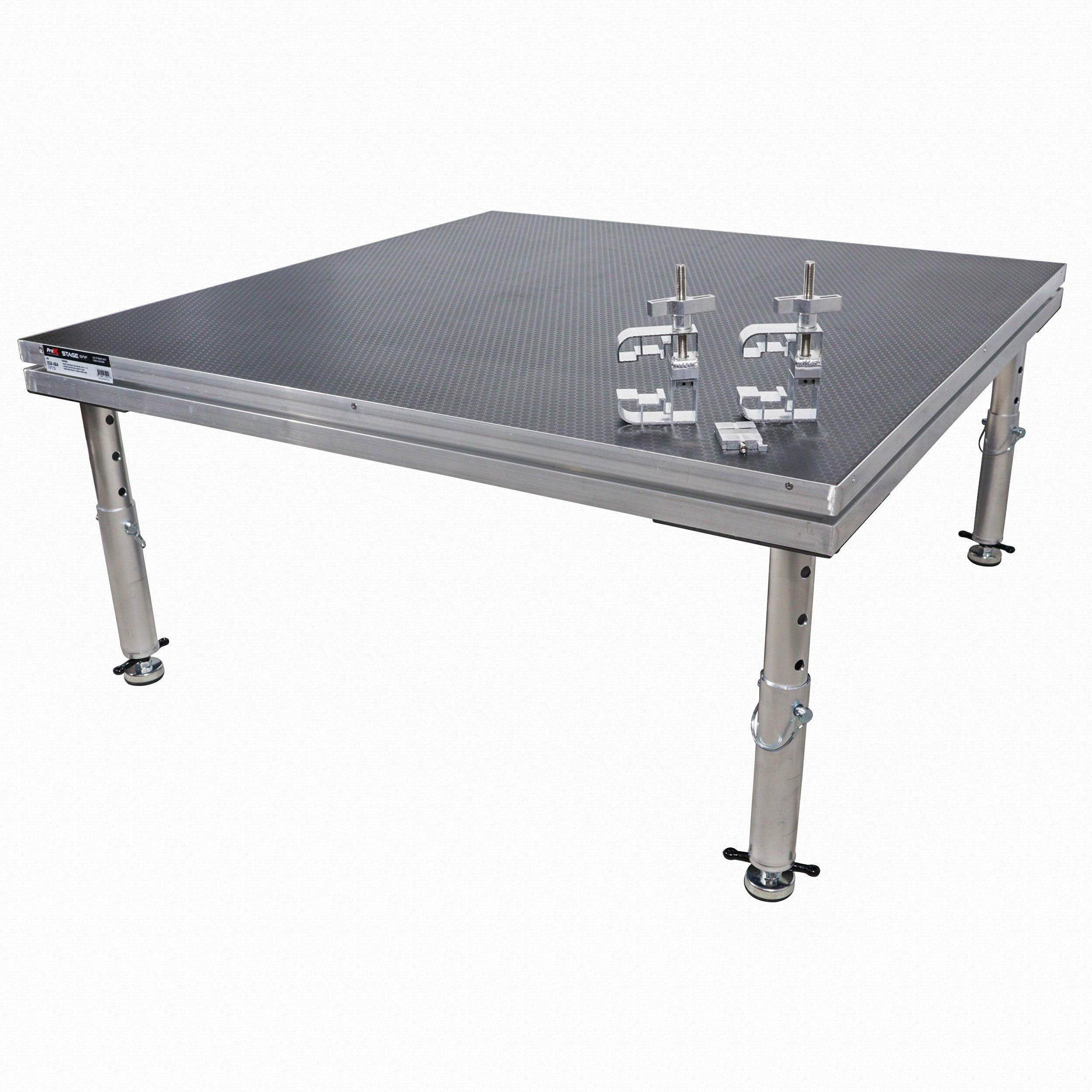 ProX StageOne 4 ft x 4 ft Single Stage Package - Deck w/ Adjustable 16–22 inch Legs