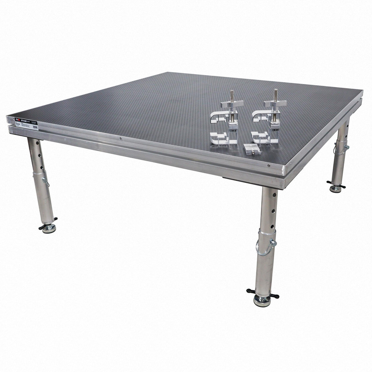 ProX StageOne 4 ft x 4 ft Single Stage Package - Deck w/ Adjustable 16–22 inch Legs.