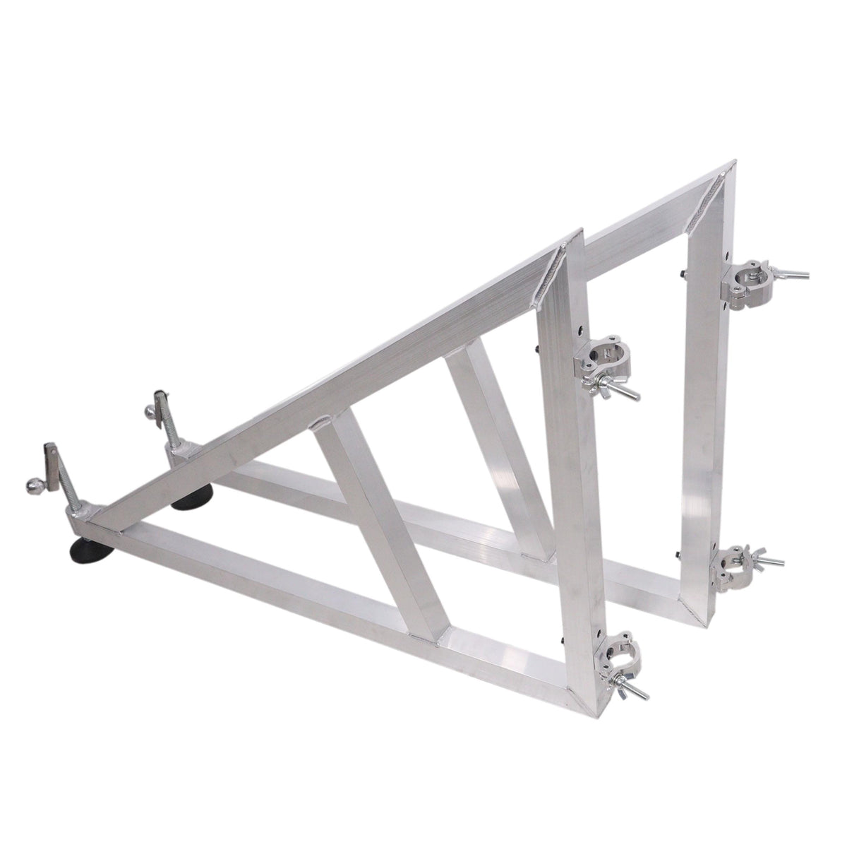 ProX Pair of Vertical truss towers outrigger Leg Stabilizers with 2 clamps for F34 and 12" Bolted Truss 2" Pipe Diameter.