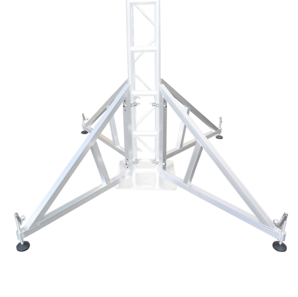 ProX Pair of Vertical truss towers outrigger Leg Stabilizers with 2 clamps for F34 and 12" Bolted Truss 2" Pipe Diameter.