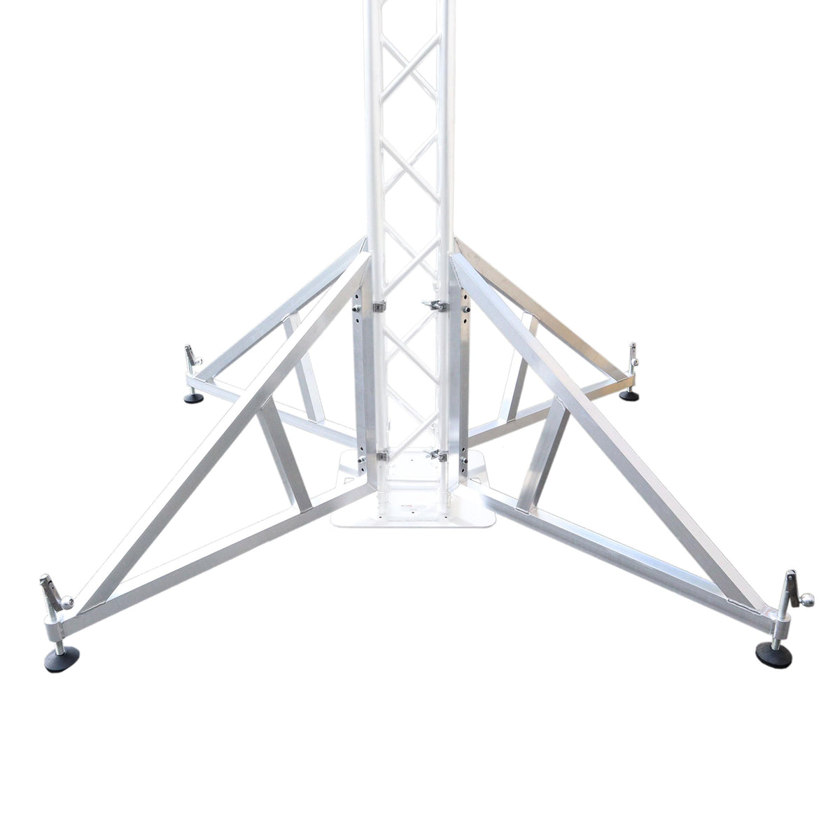 ProX Pair of Vertical truss towers outrigger Leg Stabilizers with 2 clamps for F34 and 12" Bolted Truss 2" Pipe Diameter.