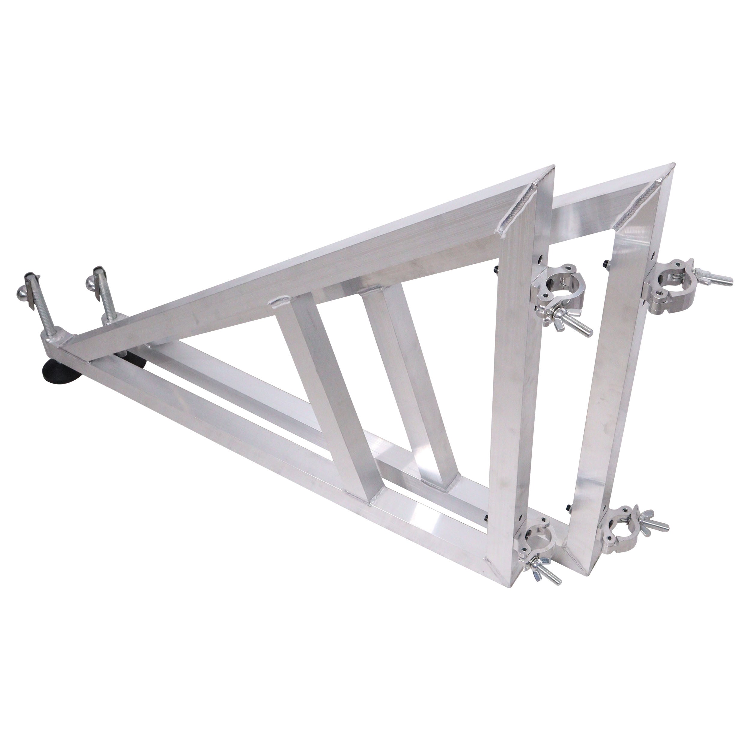 ProX Pair of Vertical truss towers outrigger Leg Stabilizers with 2 clamps for F34 and 12" Bolted Truss 2" Pipe Diameter