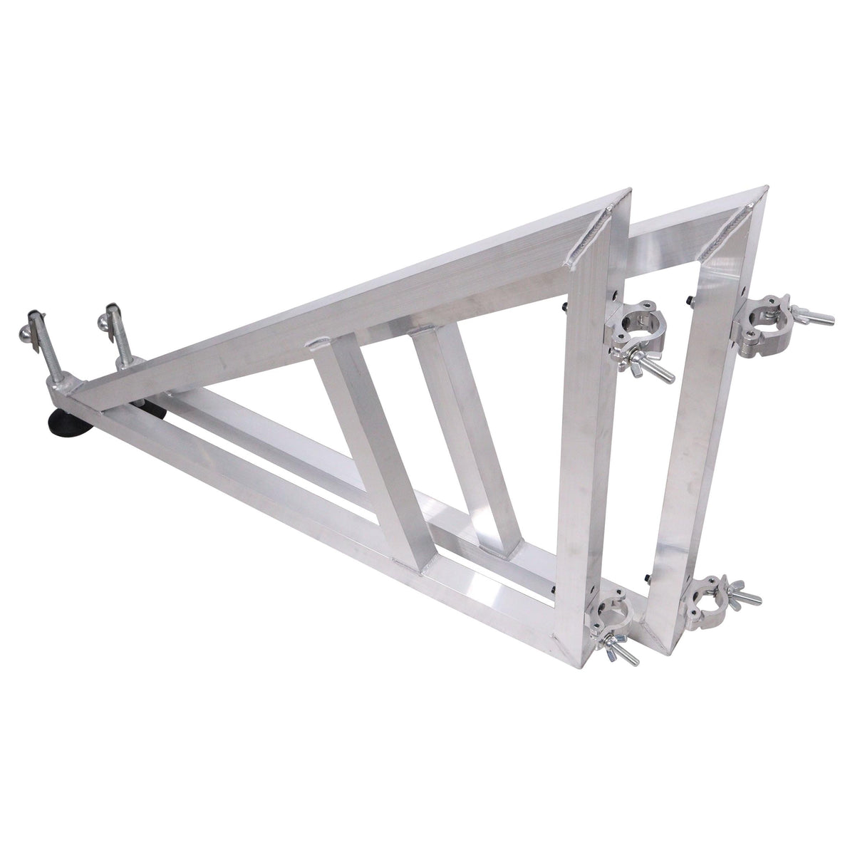 ProX Pair of Vertical truss towers outrigger Leg Stabilizers with 2 clamps for F34 and 12" Bolted Truss 2" Pipe Diameter.
