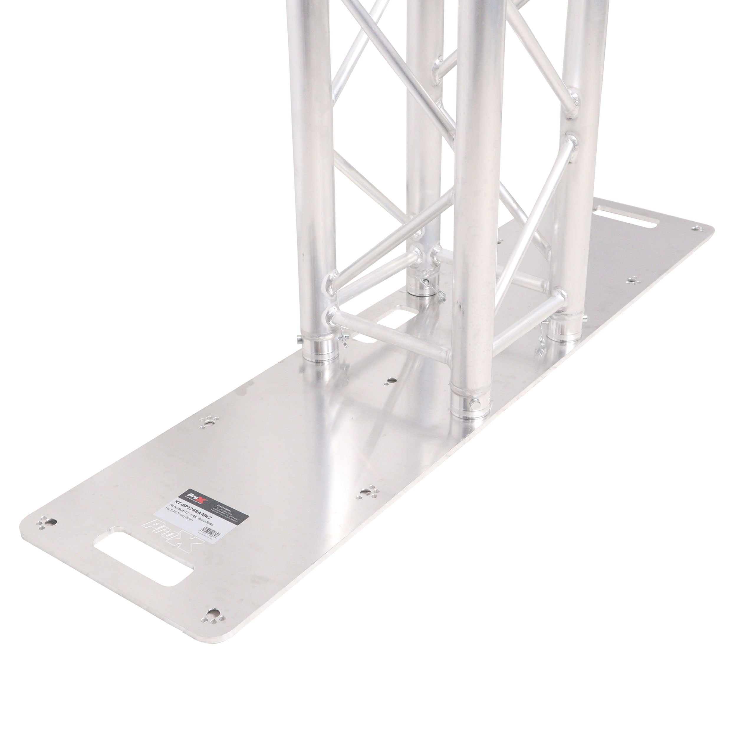 ProX 12" X 48" (1′ X 4′) Aluminum Base Plate for F34 Truss for Goal Post systems 8mm