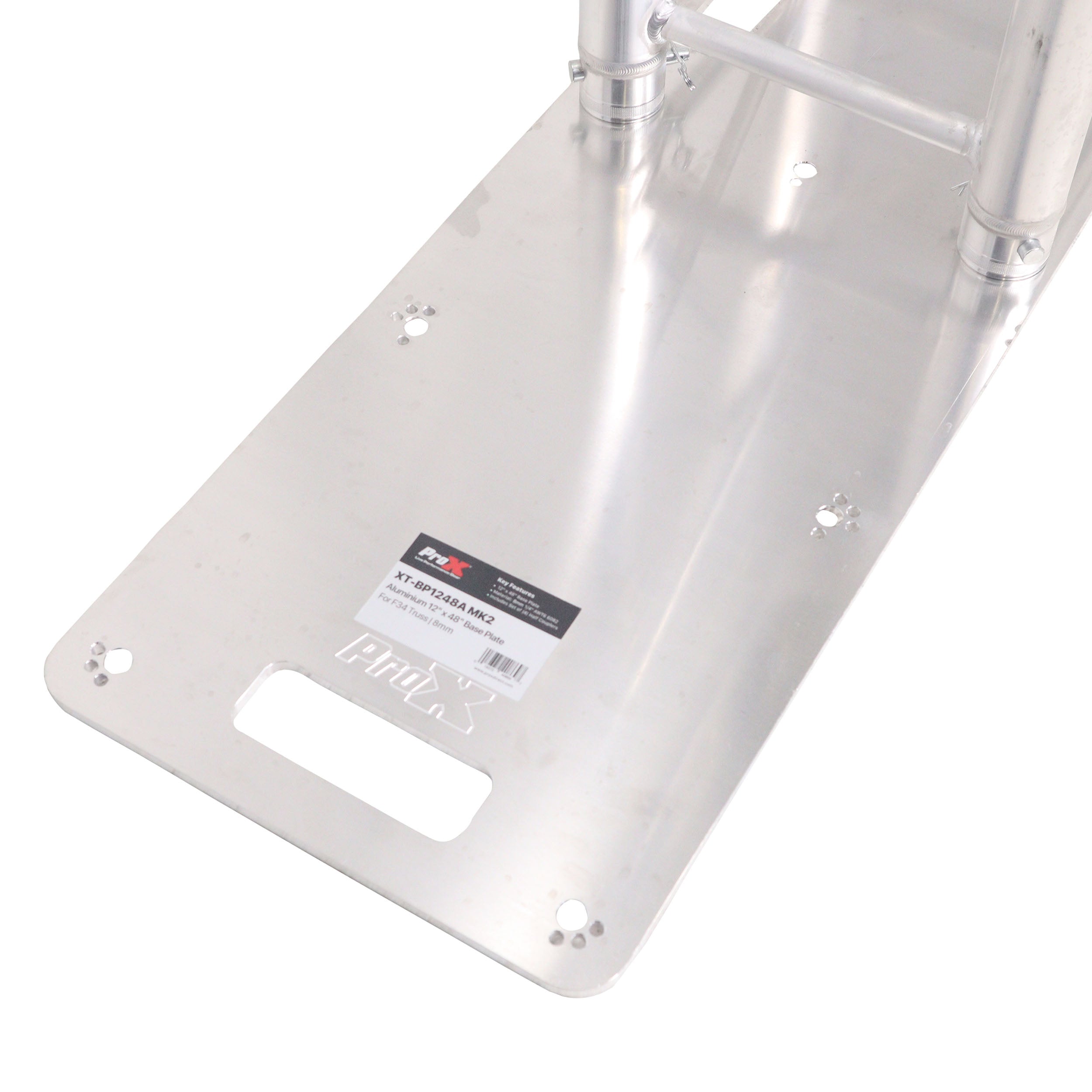 ProX 12" X 48" (1′ X 4′) Aluminum Base Plate for F34 Truss for Goal Post systems 8mm