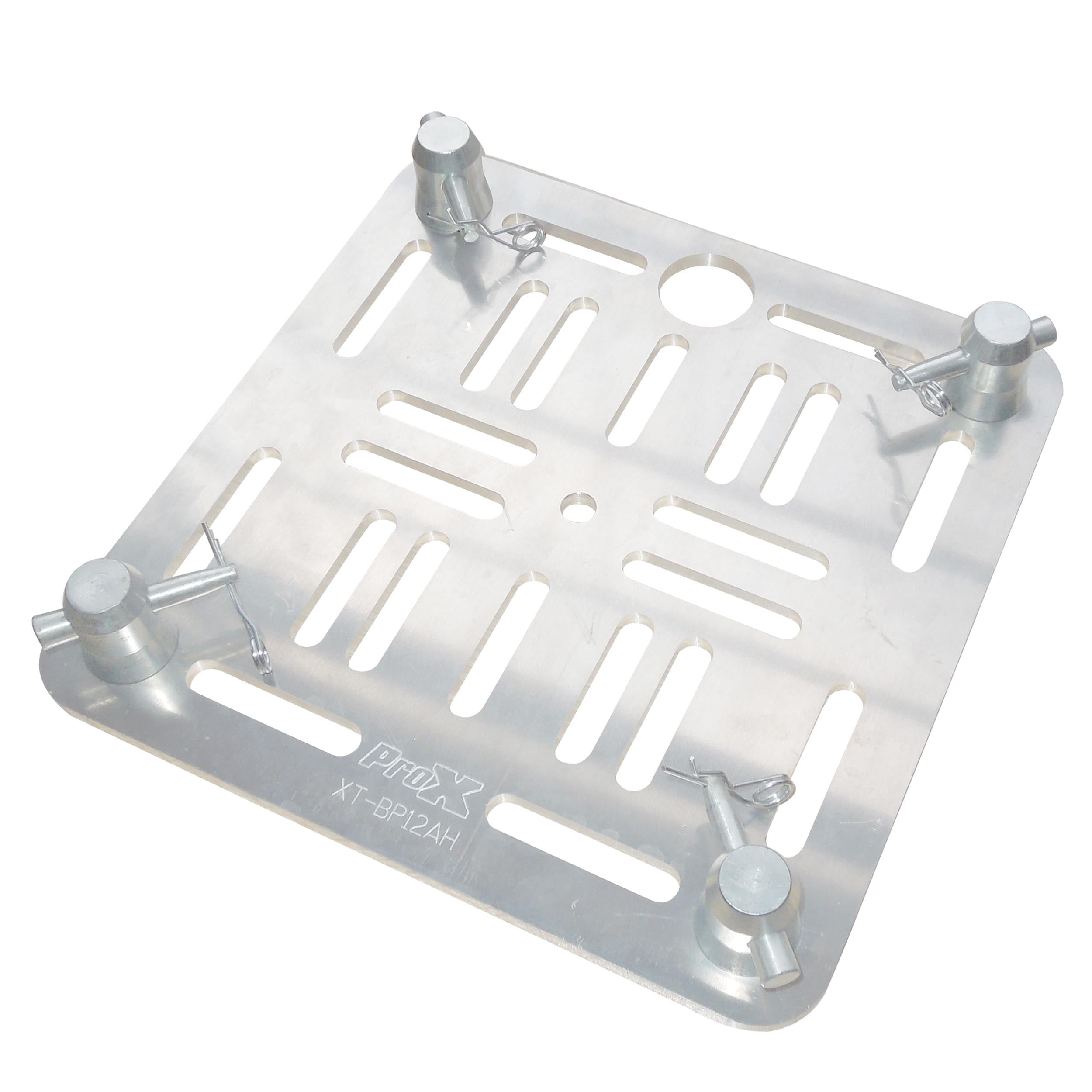 ProX 12" Aluminum 8mm Slotted Holes Truss Top Plate for F34 F32 F31 Conical Square Truss with Twist Locks and Connectors