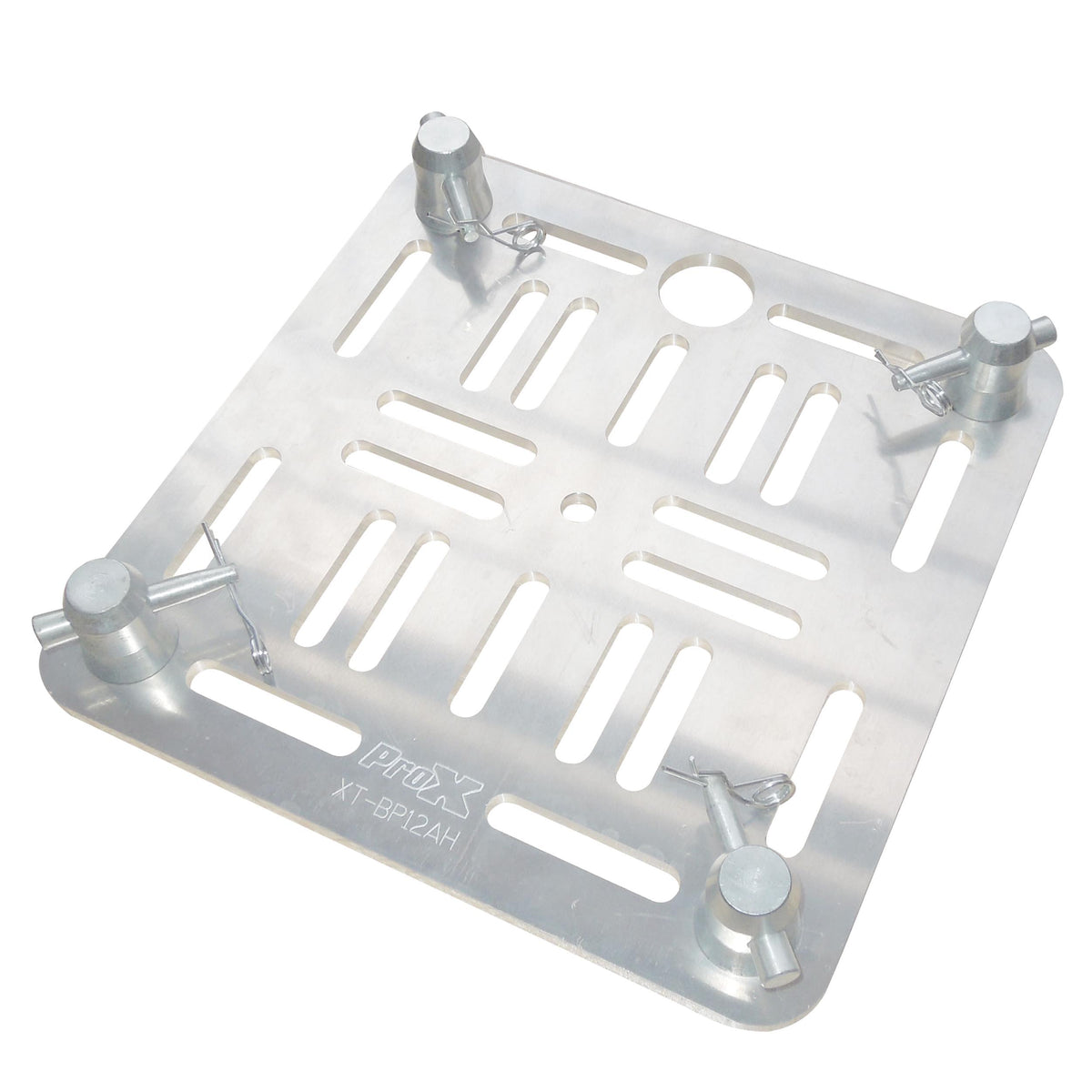 ProX 12" Aluminum 8mm Slotted Holes Truss Top Plate for F34 F32 F31 Conical Square Truss with Twist Locks and Connectors.