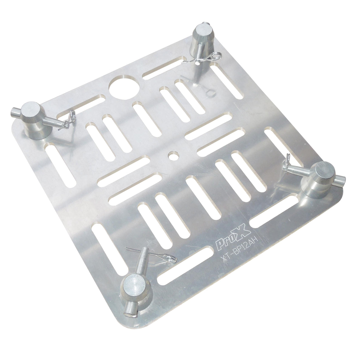 ProX 12" Aluminum 8mm Slotted Holes Truss Top Plate for F34 F32 F31 Conical Square Truss with Twist Locks and Connectors.