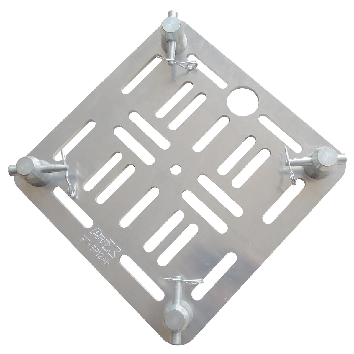 ProX 12" Aluminum 8mm Slotted Holes Truss Top Plate for F34 F32 F31 Conical Square Truss with Twist Locks and Connectors.