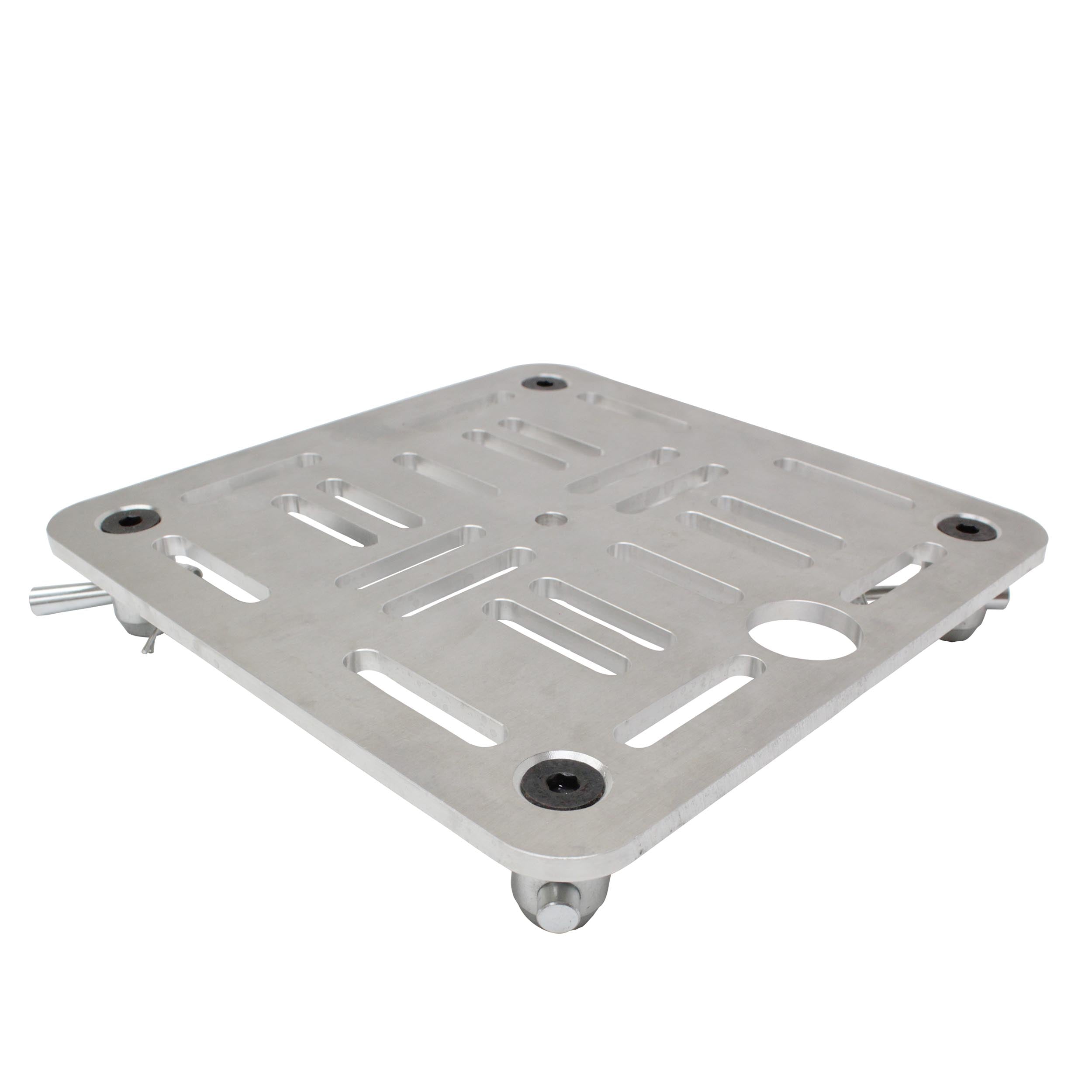 ProX 12" Aluminum 8mm Slotted Holes Truss Top Plate for F34 F32 F31 Conical Square Truss with Twist Locks and Connectors