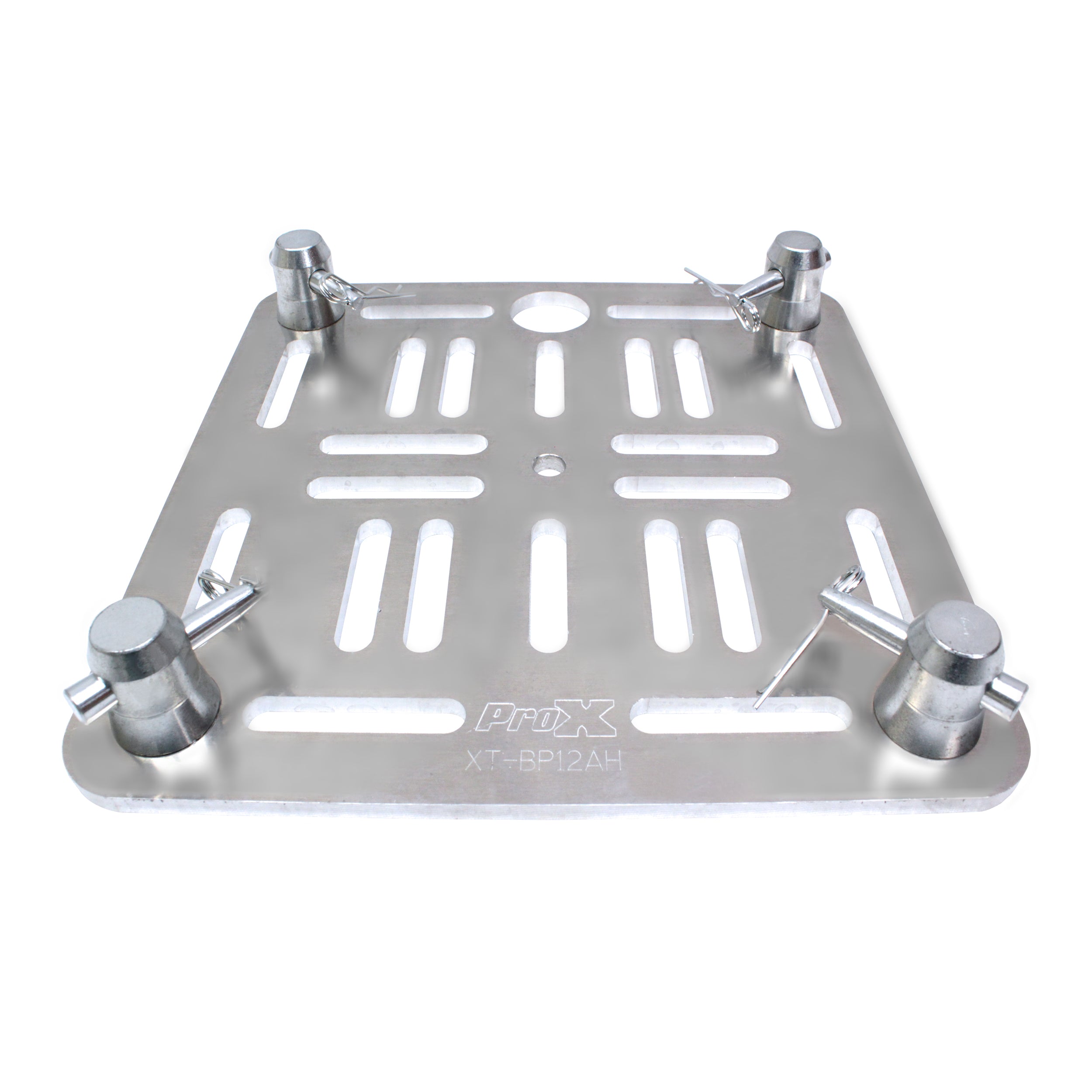 ProX 12" Aluminum 8mm Slotted Holes Truss Top Plate for F34 F32 F31 Conical Square Truss with Twist Locks and Connectors