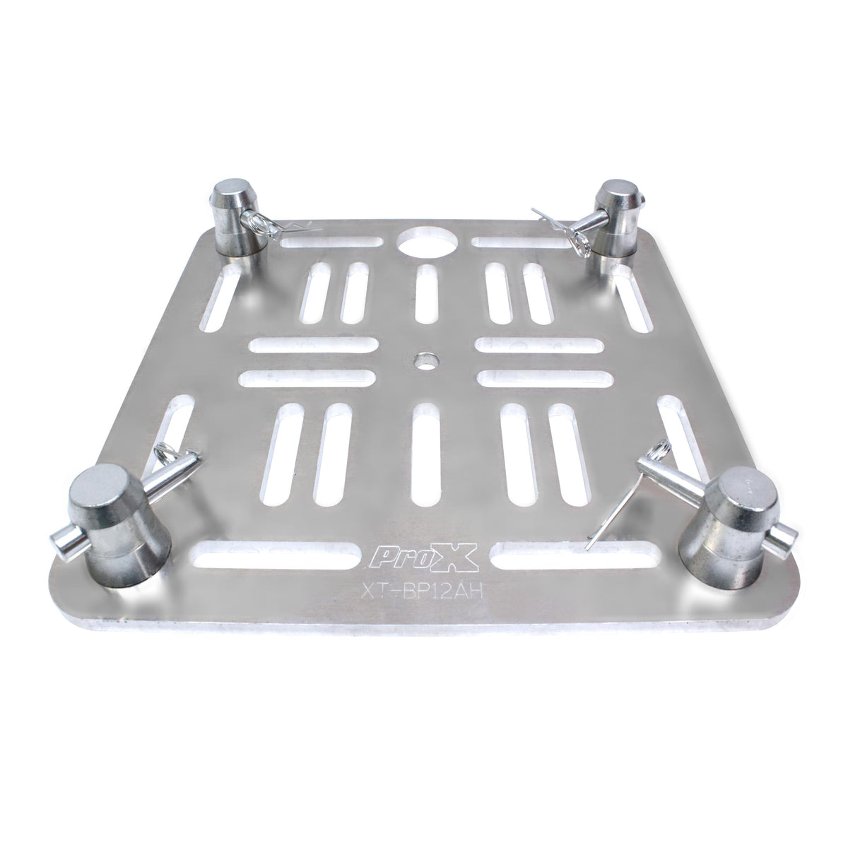 ProX 12" Aluminum 8mm Slotted Holes Truss Top Plate for F34 F32 F31 Conical Square Truss with Twist Locks and Connectors.